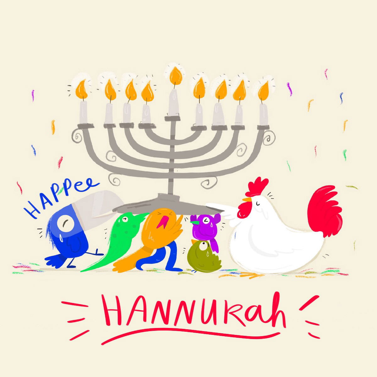 Hannukah Greeting Card