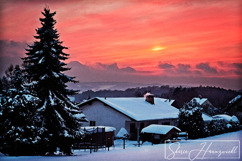 Sunset in Zimmerschied