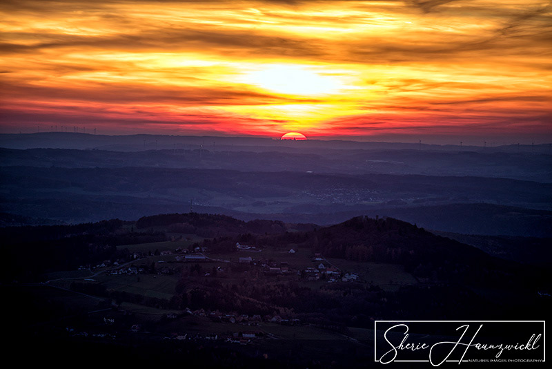 Rhön Sonnenuntergang
