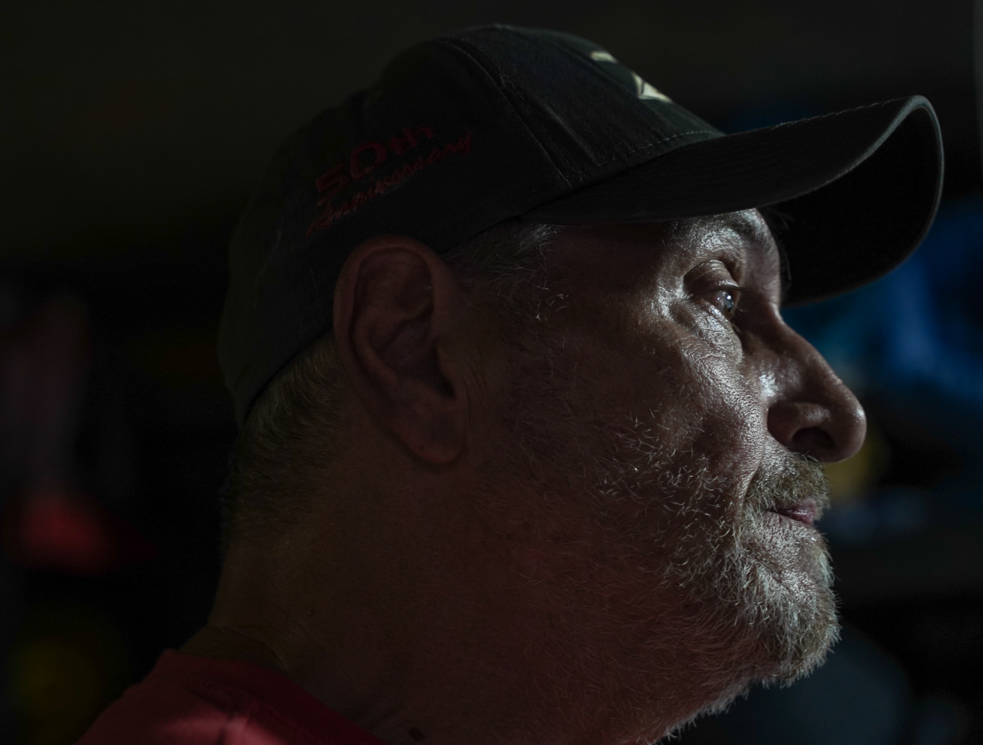 Mike Gariss talks about the journey he has taken from being unhoused to helping run The Connecting Grounds on Thursday, Aug. 21, 205, in Springfield, Mo. The coronavirus pandemic caused him to lose many of his possessions. He now feels a duty to give back to the community resources that helped him.