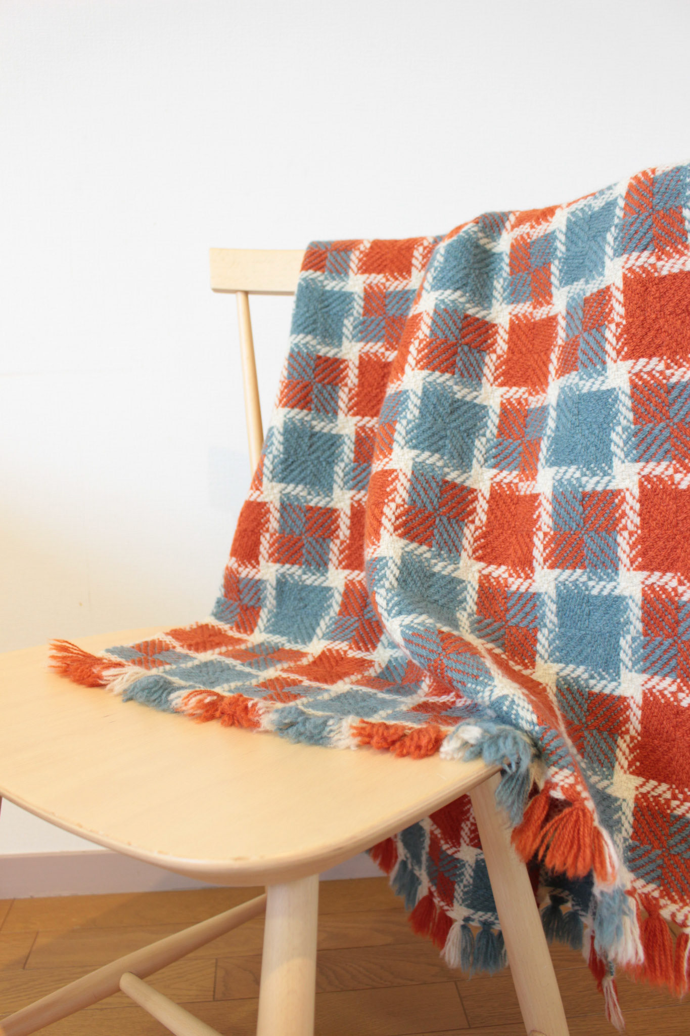 “ゆらぎ aw" 2019 <Blanket>ブランケット material: Wool size: ×cm design, fabrication: Hanako Fujino
