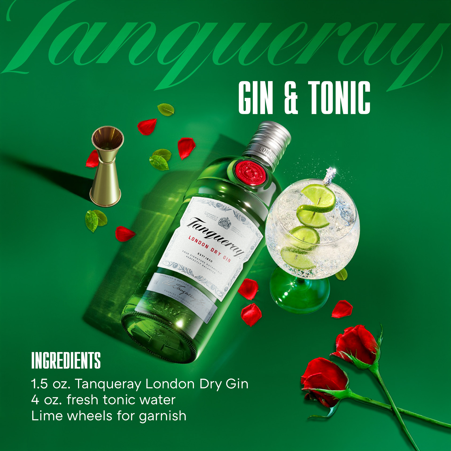 Tanqueray London Dry Gin Valentine's Day Recipe Image
