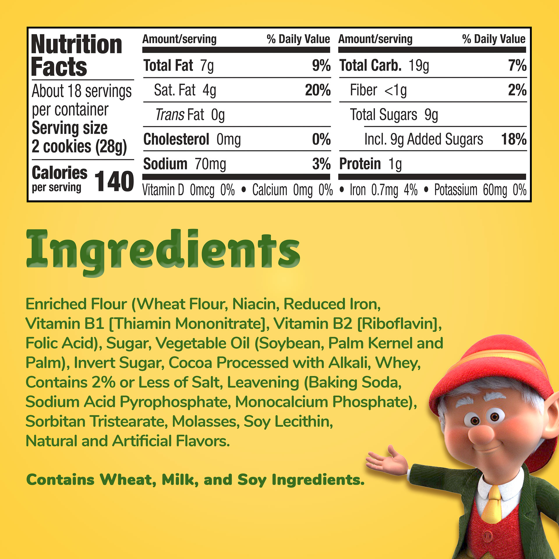 Enhanced Ingredient & Nutrition Graphic