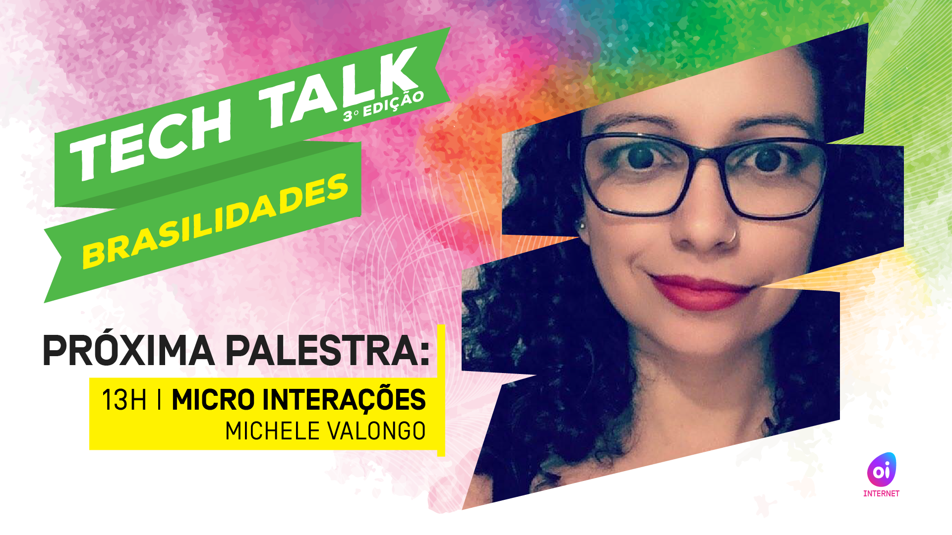 Imagem para chamada de palestra em monitores