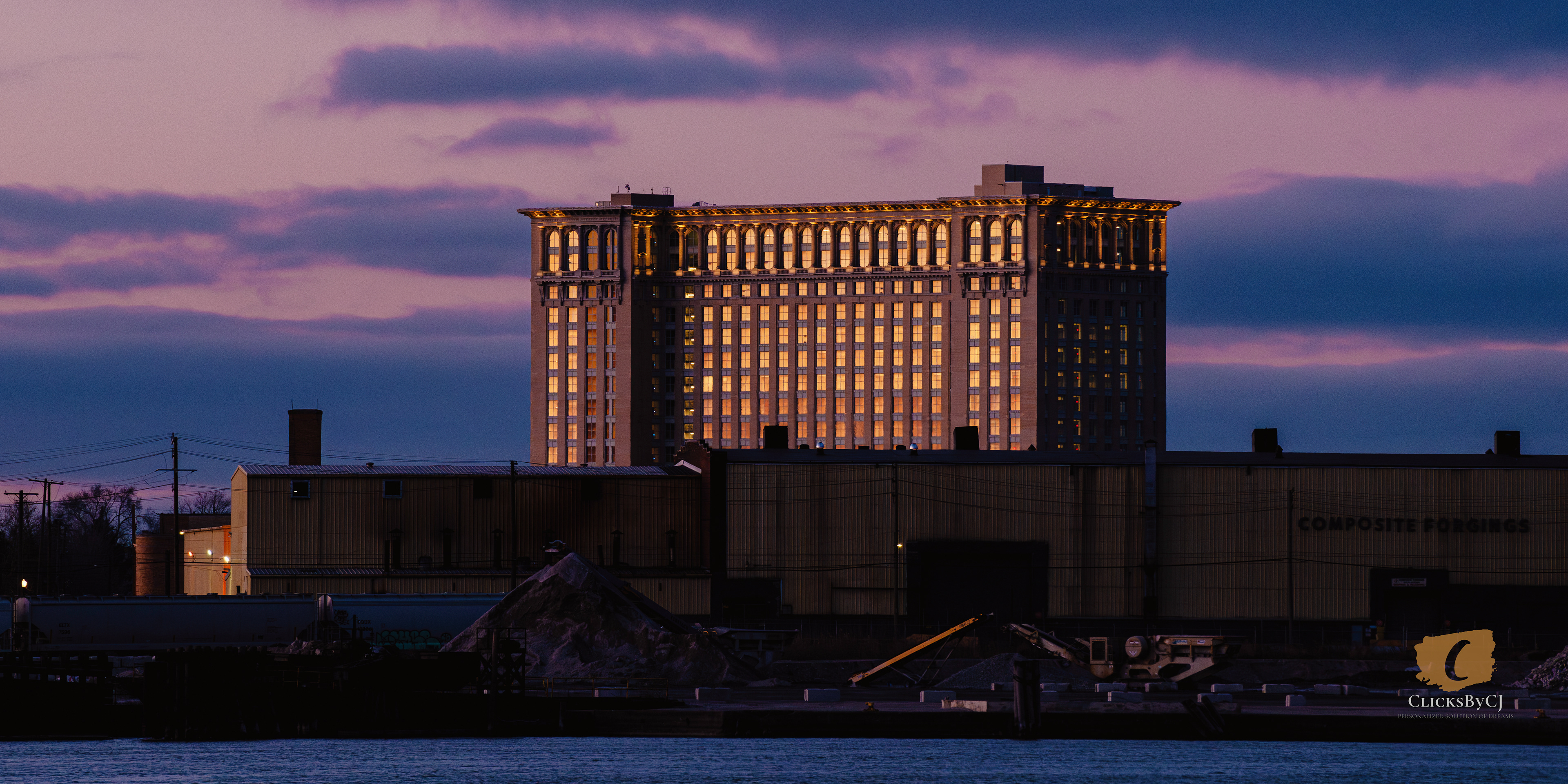Picture Of Michigan Central Depot, Penn Central Station By ClicksbyCJ