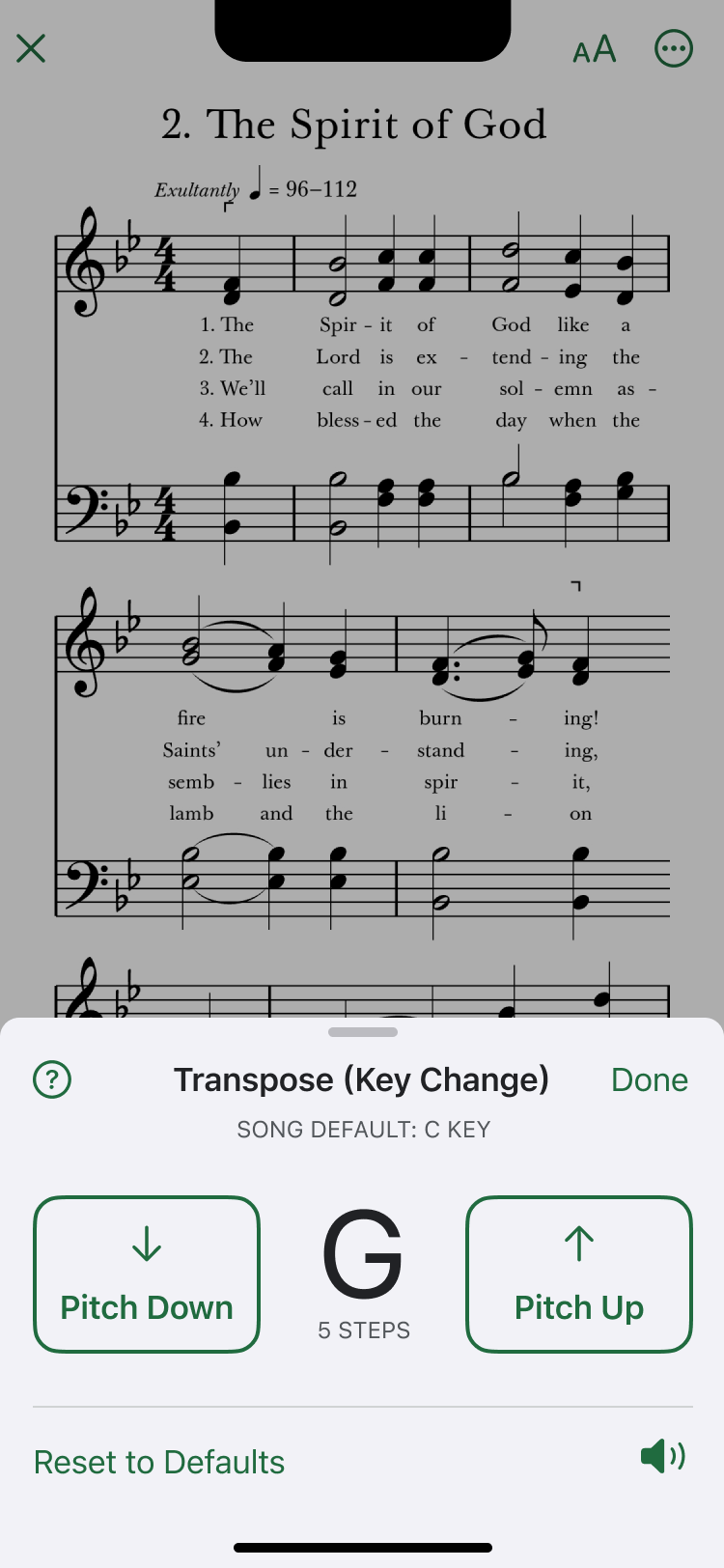 Transpose Playback