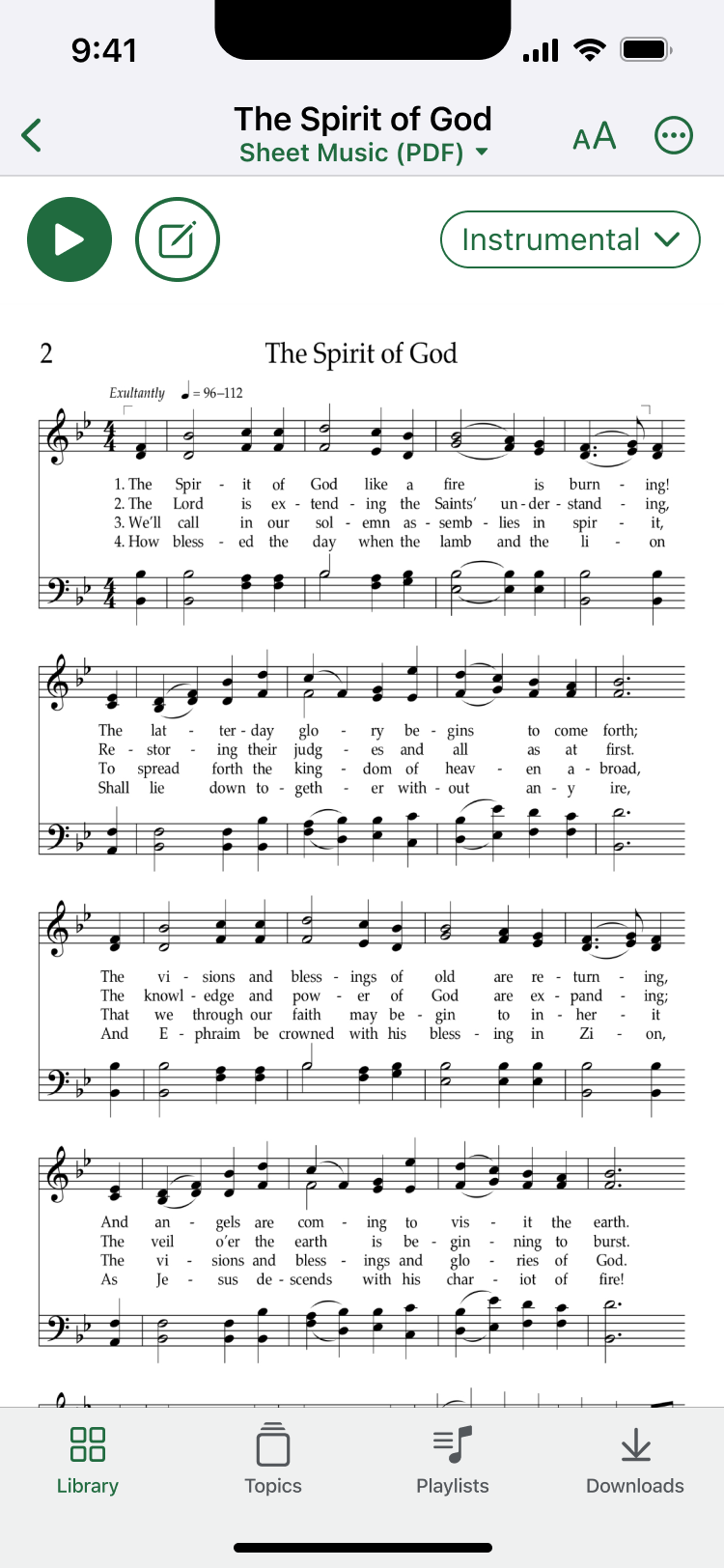Song Details