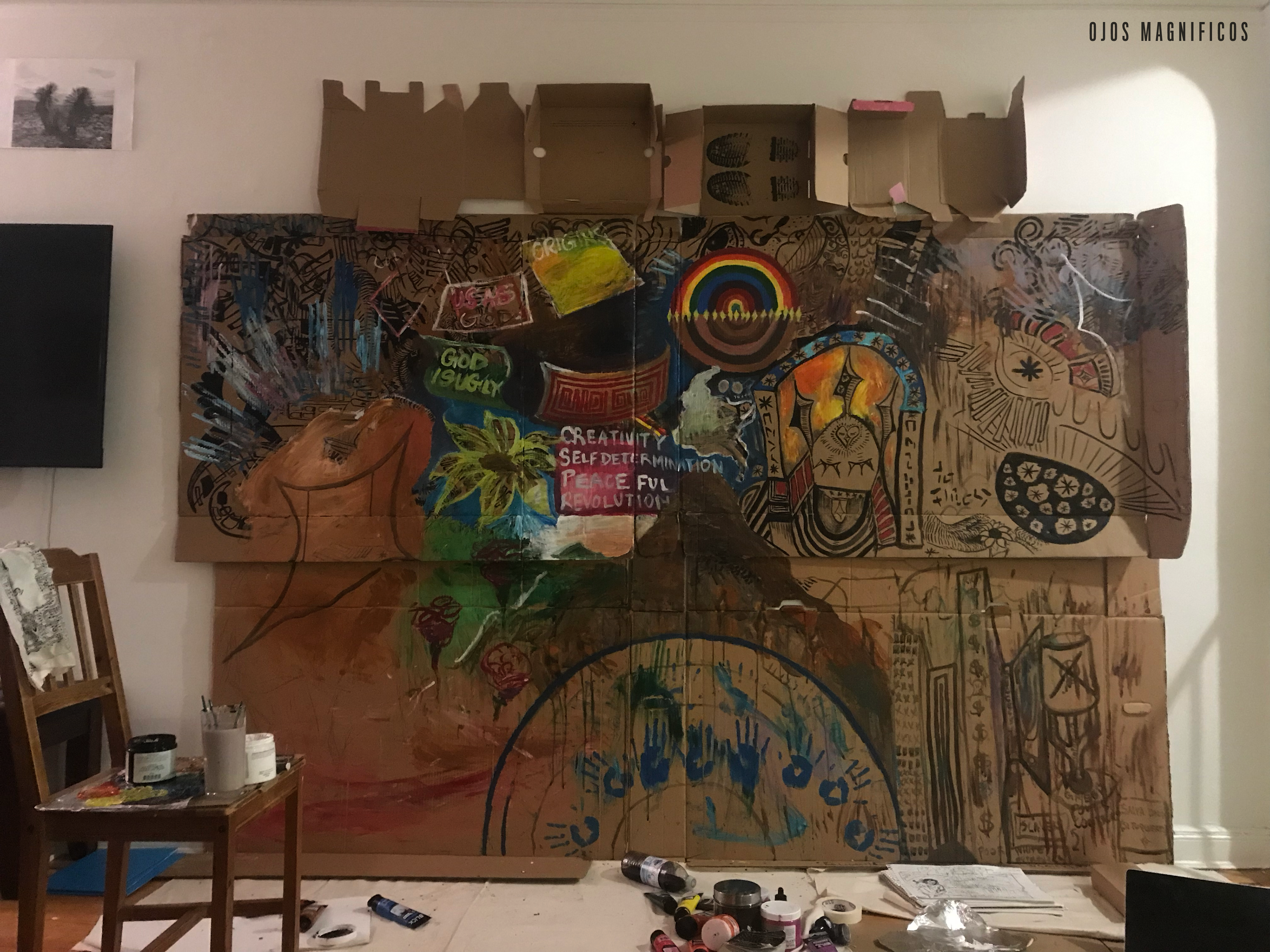 “PASADO, PRESENTE, FUTURO.TODO LO QUE ES: "No Es Una Pintura, Es Un Espejo. Mira, Mije!" (2019)