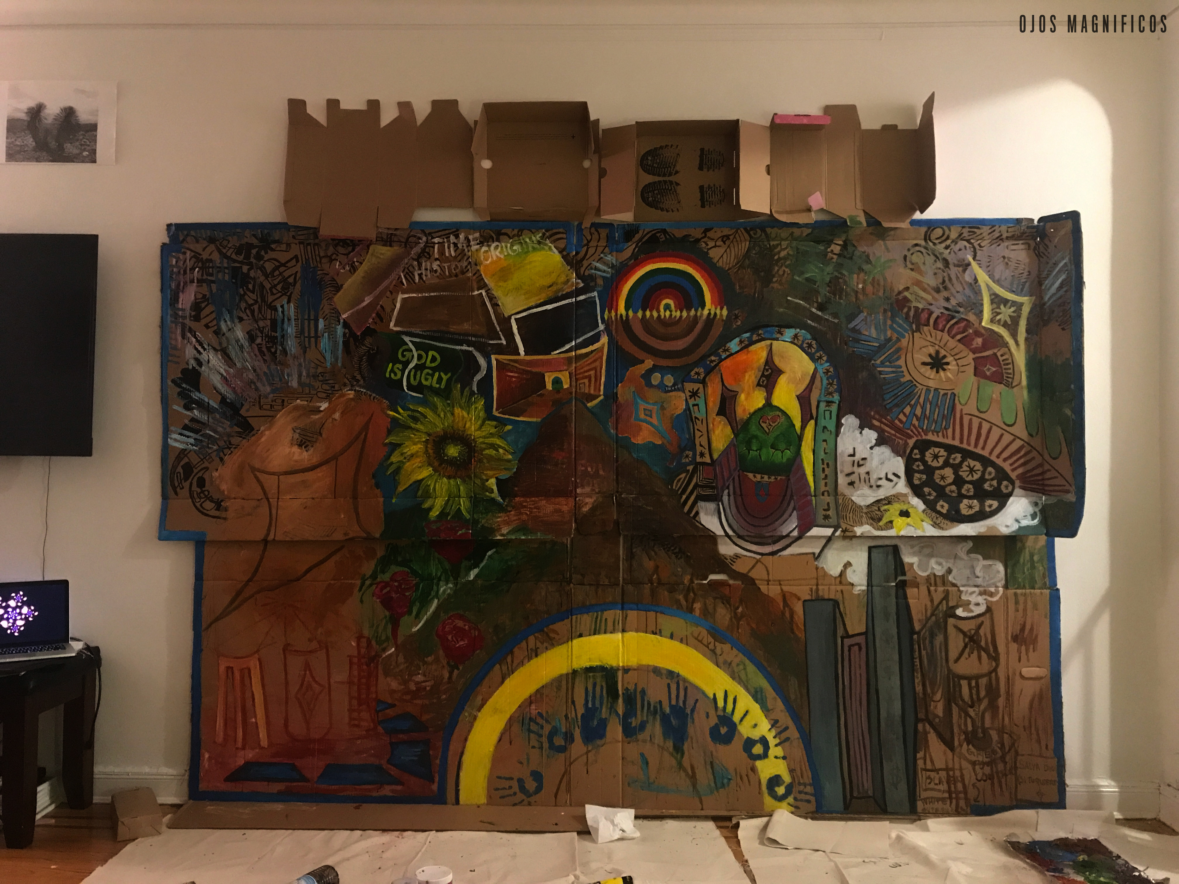 “PASADO, PRESENTE, FUTURO.TODO LO QUE ES: "No Es Una Pintura, Es Un Espejo. Mira, Mije!" (2019)