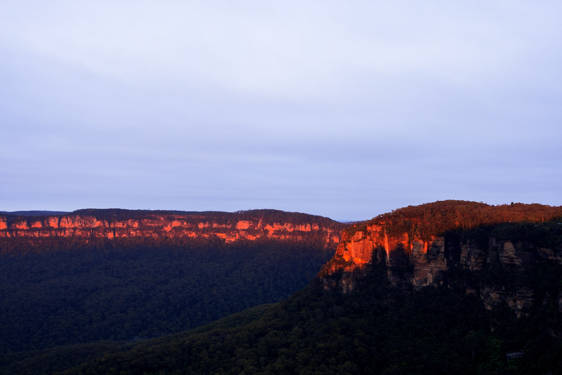 Shadows of the Three Sisters