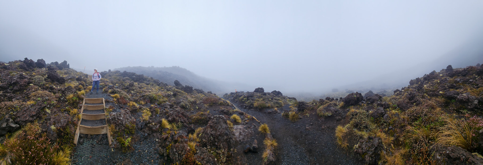 Fog getting worse as we ascend...