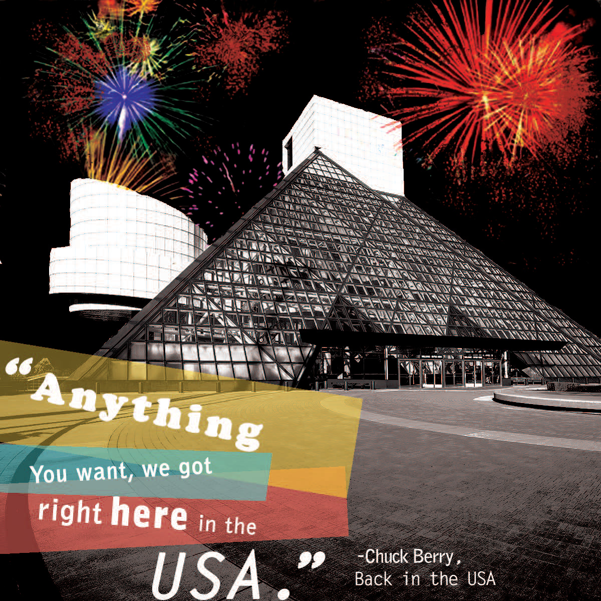 Rock and Roll Hall of Fame Social Media Graphic Close-up