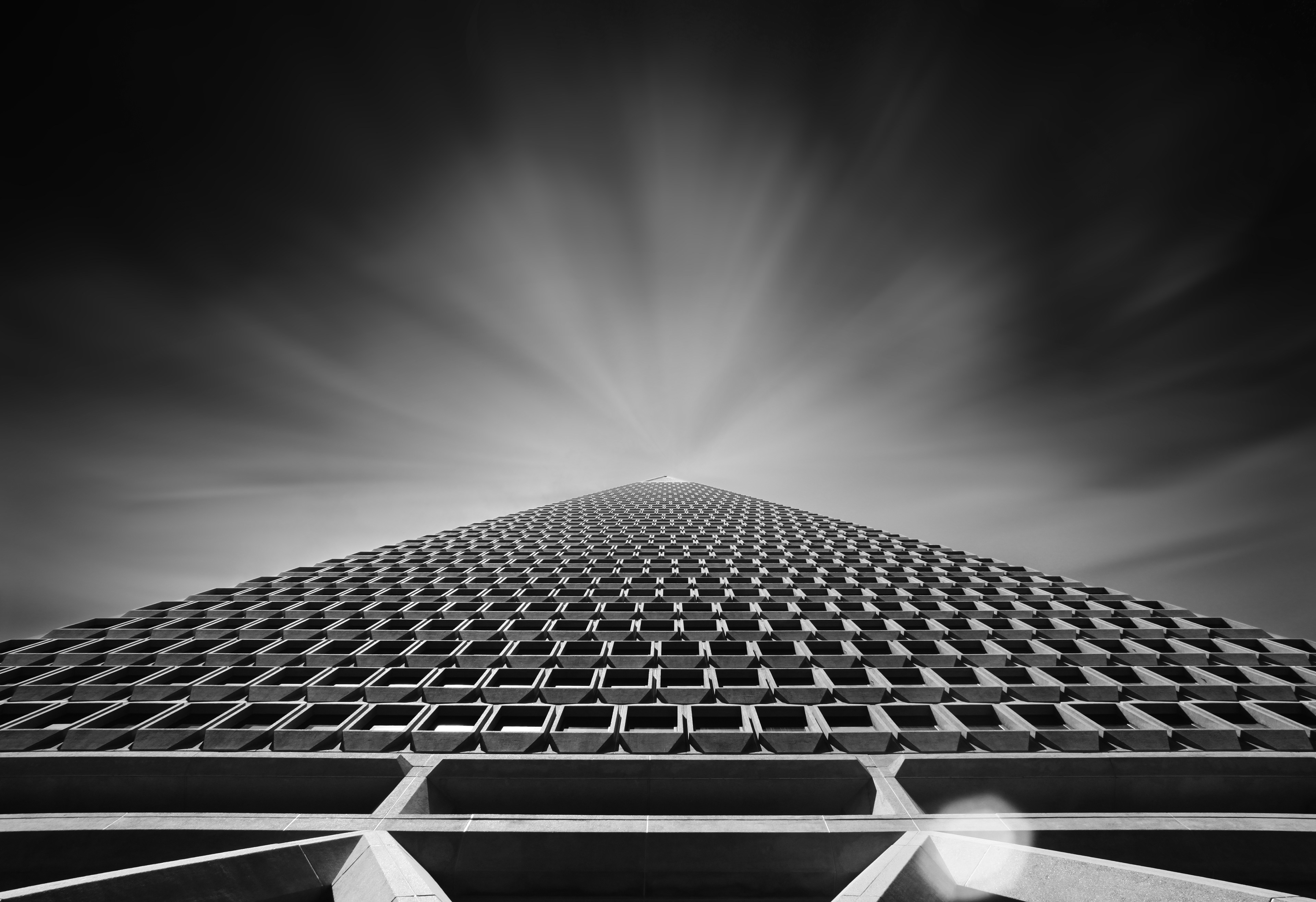 Concrete pyramid