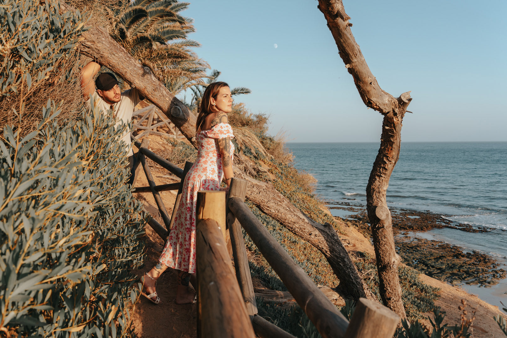 fotografia de casal na praia maria Luisa no algarve 4