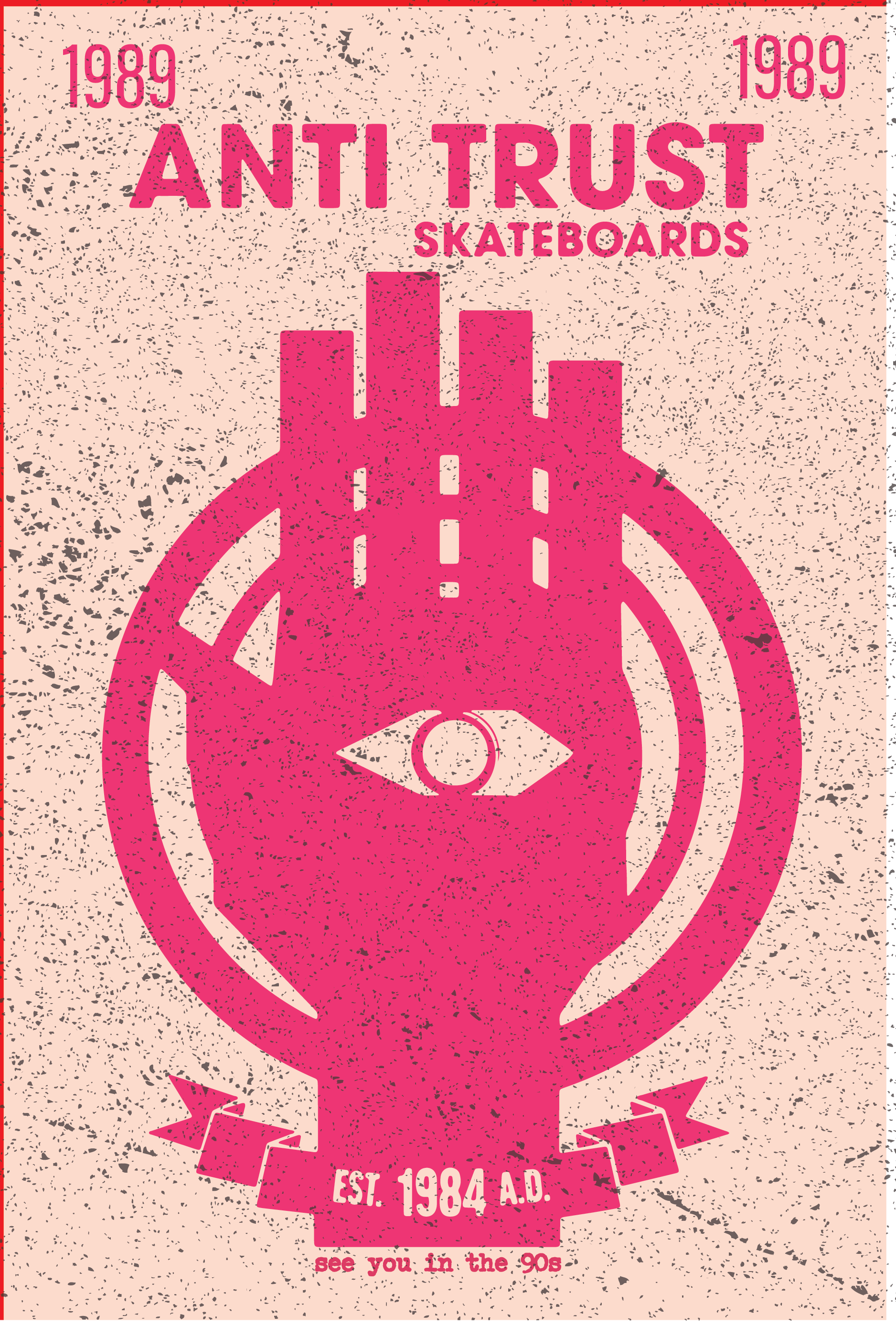 Anti Trust Skateboards 1989 Look Book (cover)