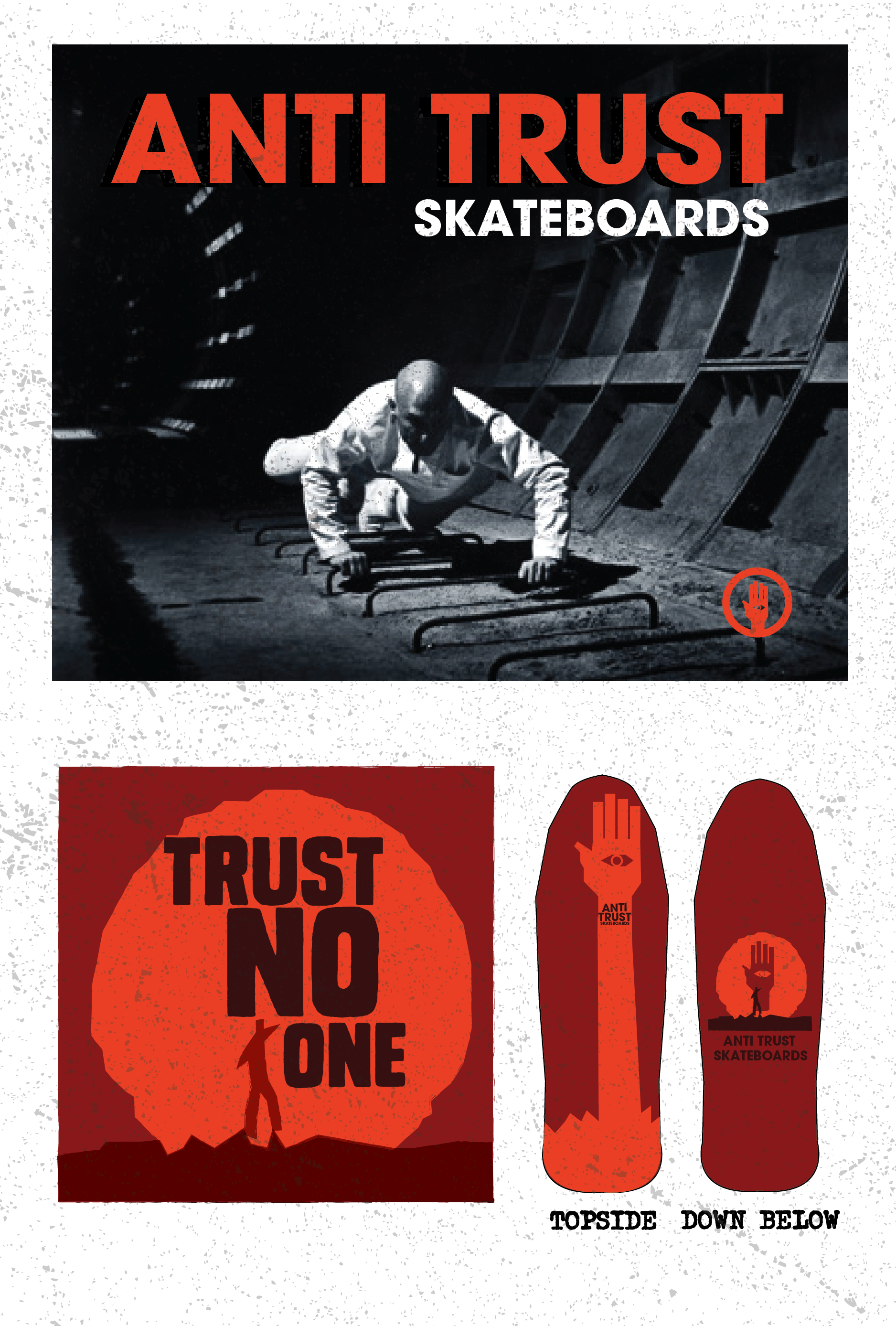 Anti Trust Skateboards 1989 Look Book Page