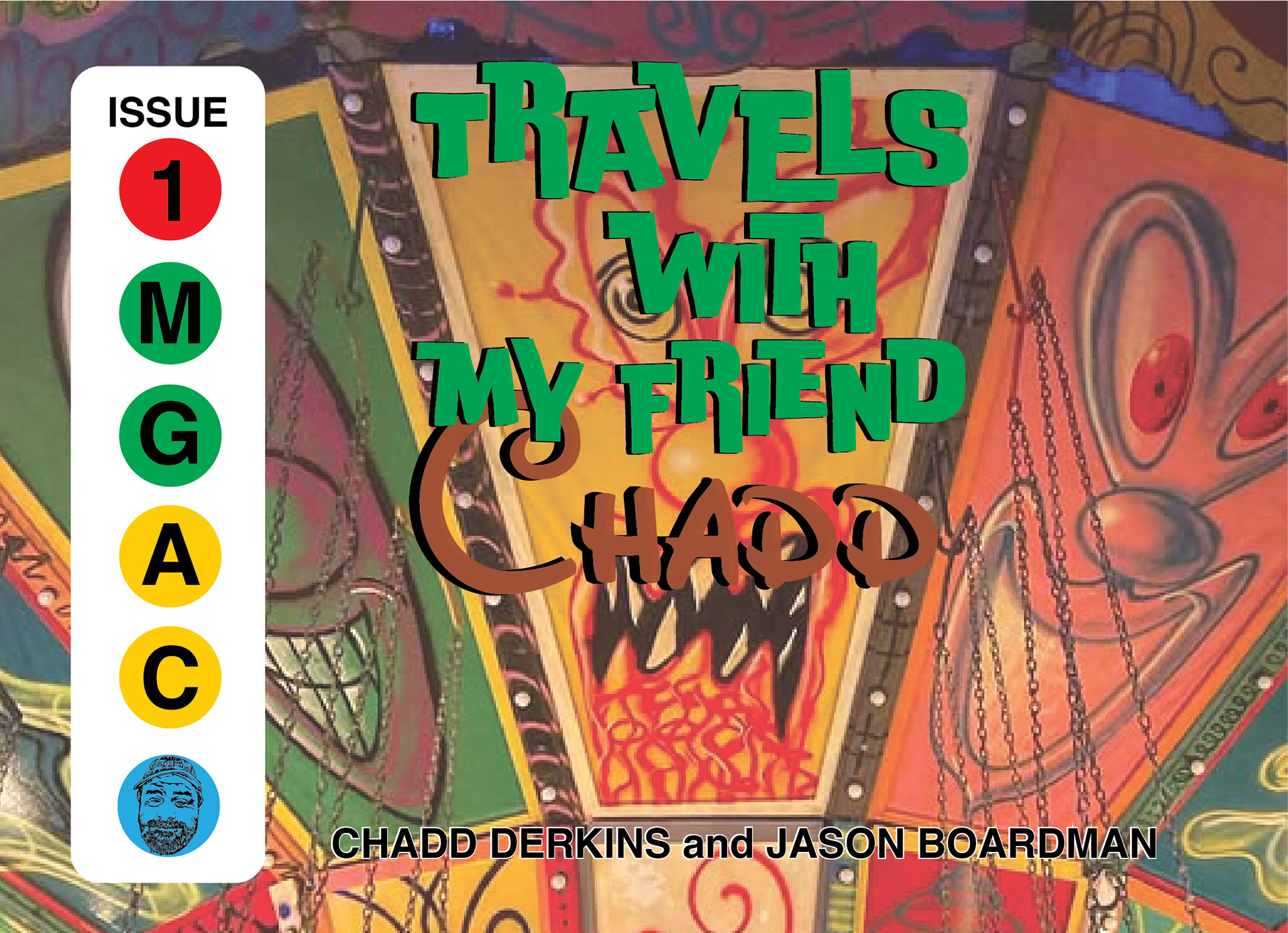 The cover of a postcard sized travel book