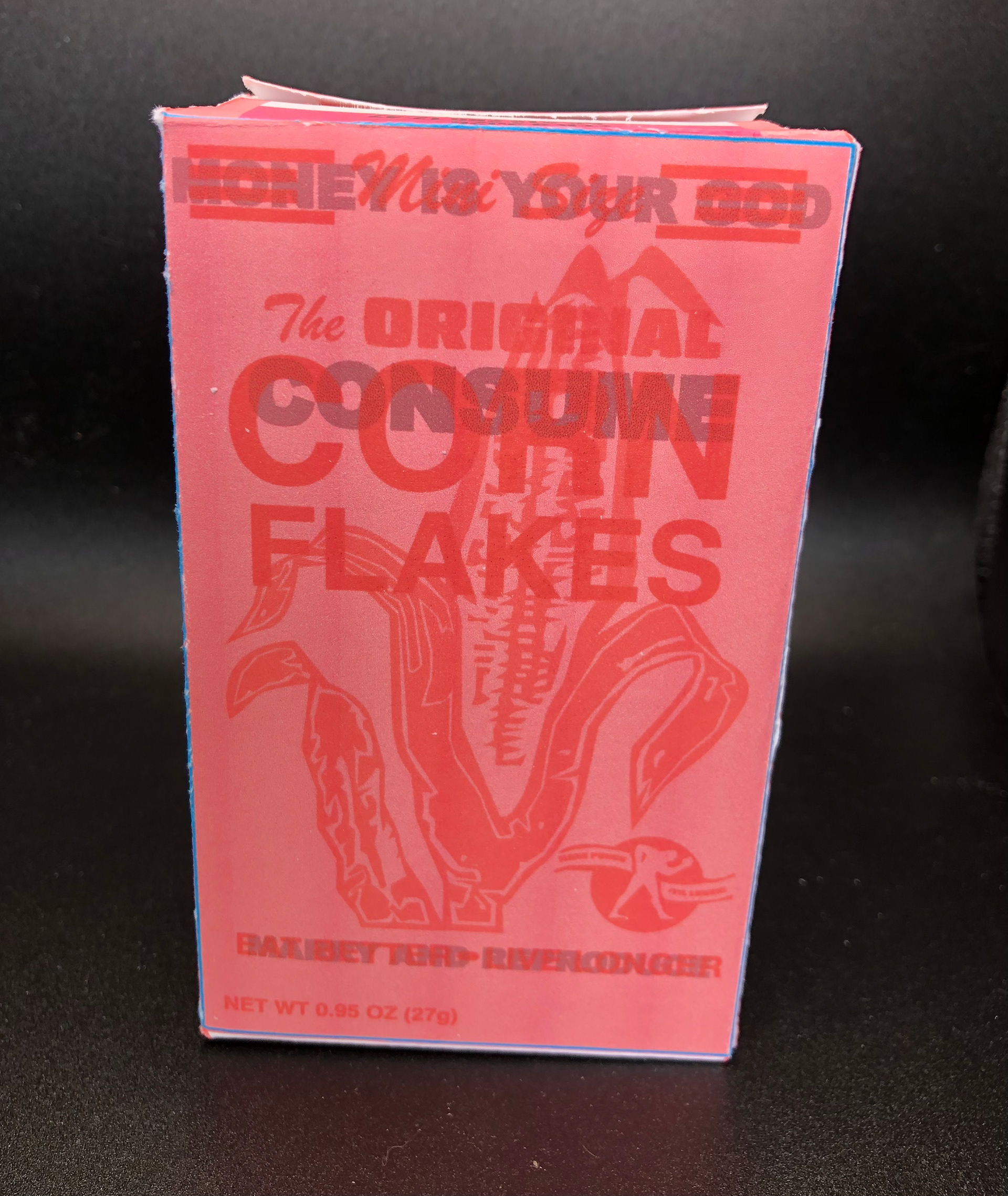 Faker Oats Corn Flakes Cereal Box
