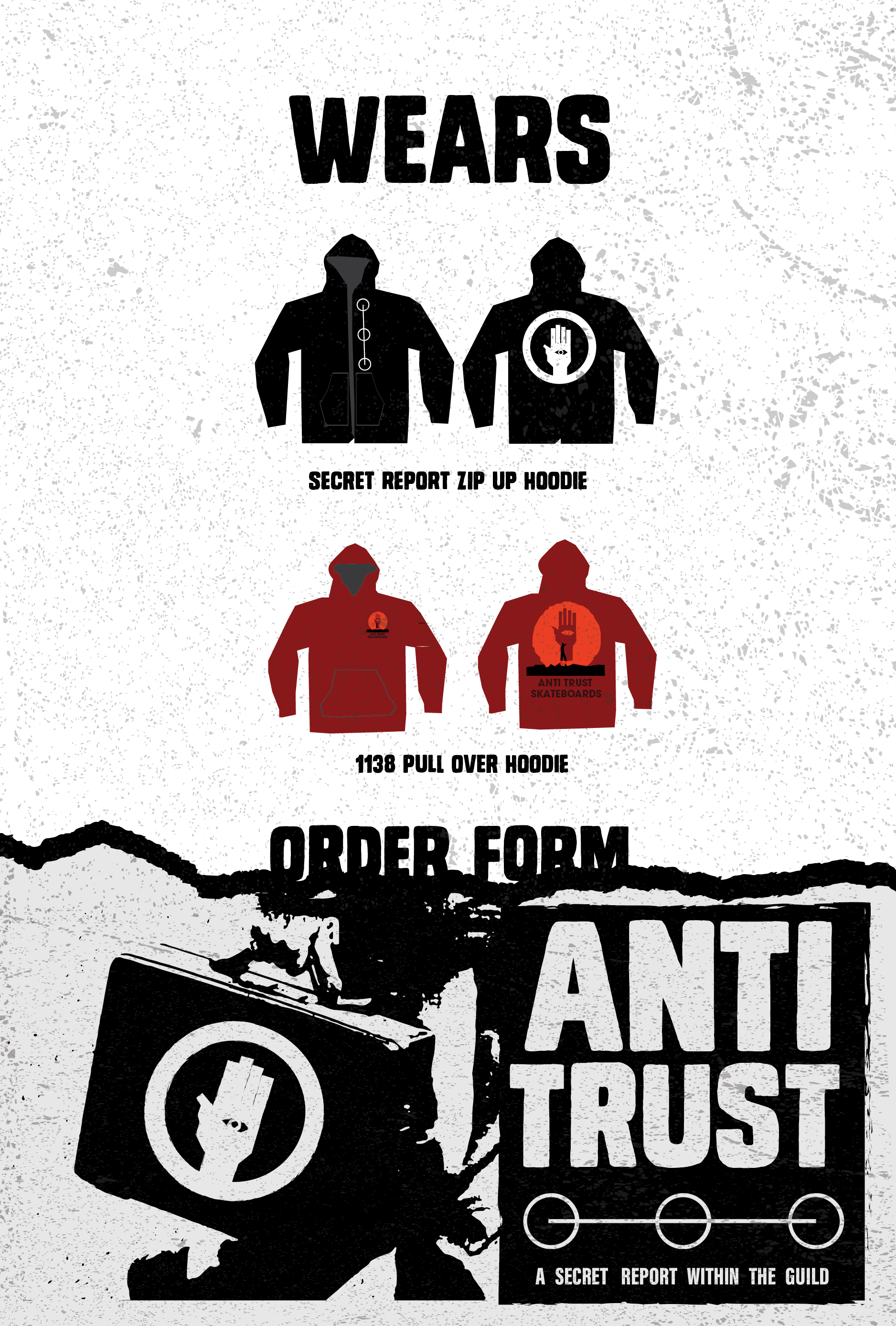 Anti Trust Skateboards 1989 Look Book Page