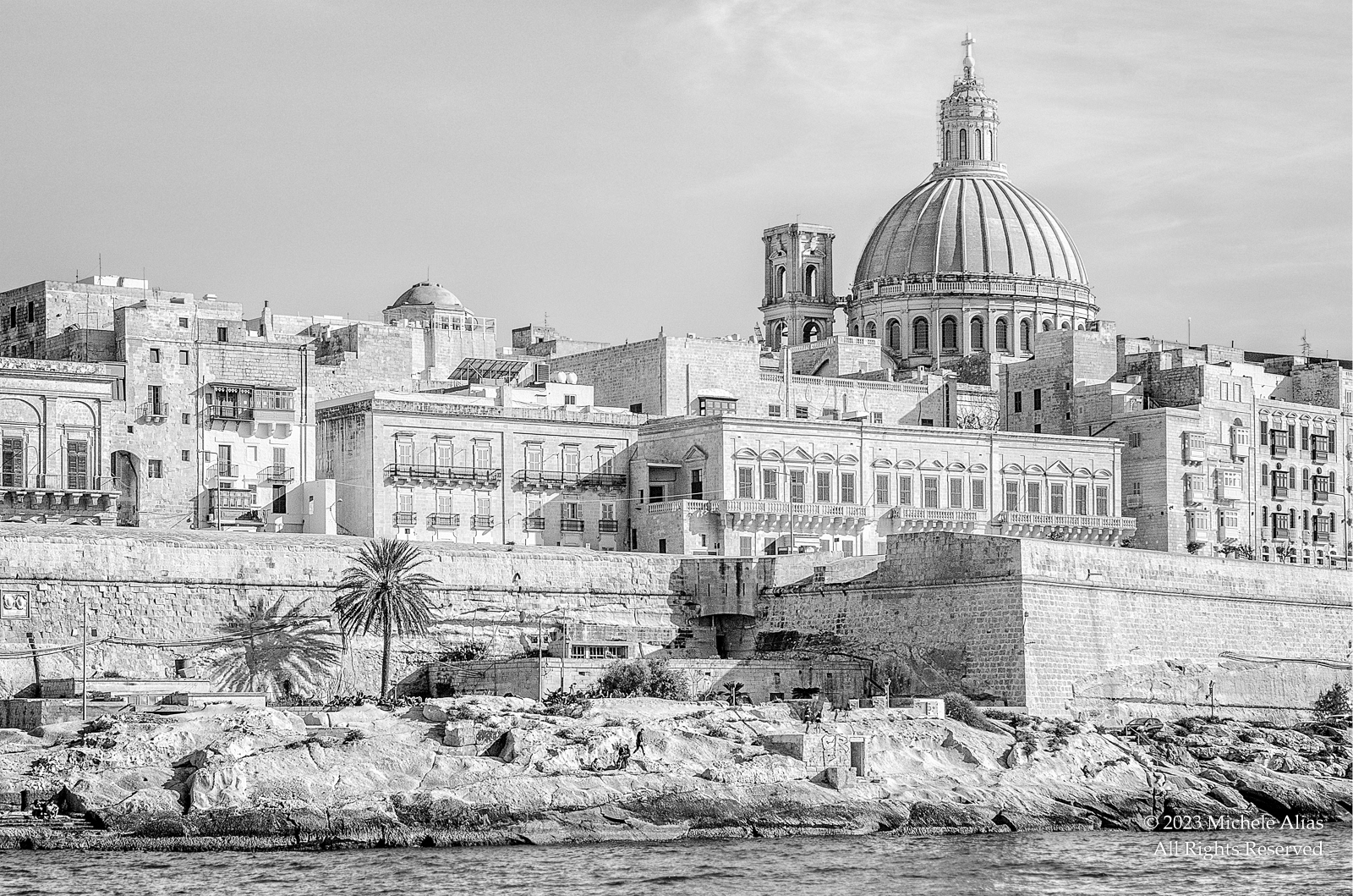 Cityscape : Valletta from the Sea