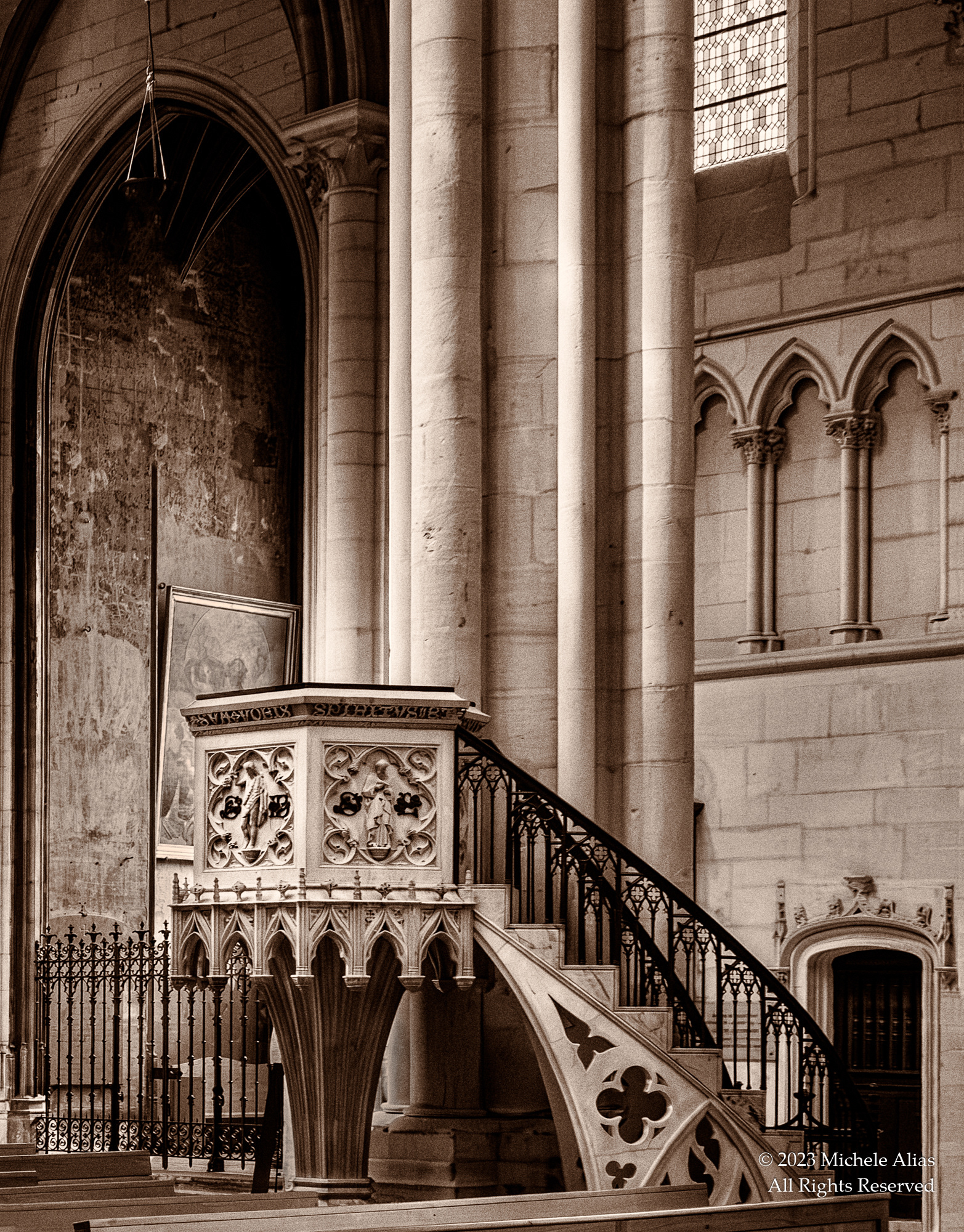 the Pulpit at Saint Jean