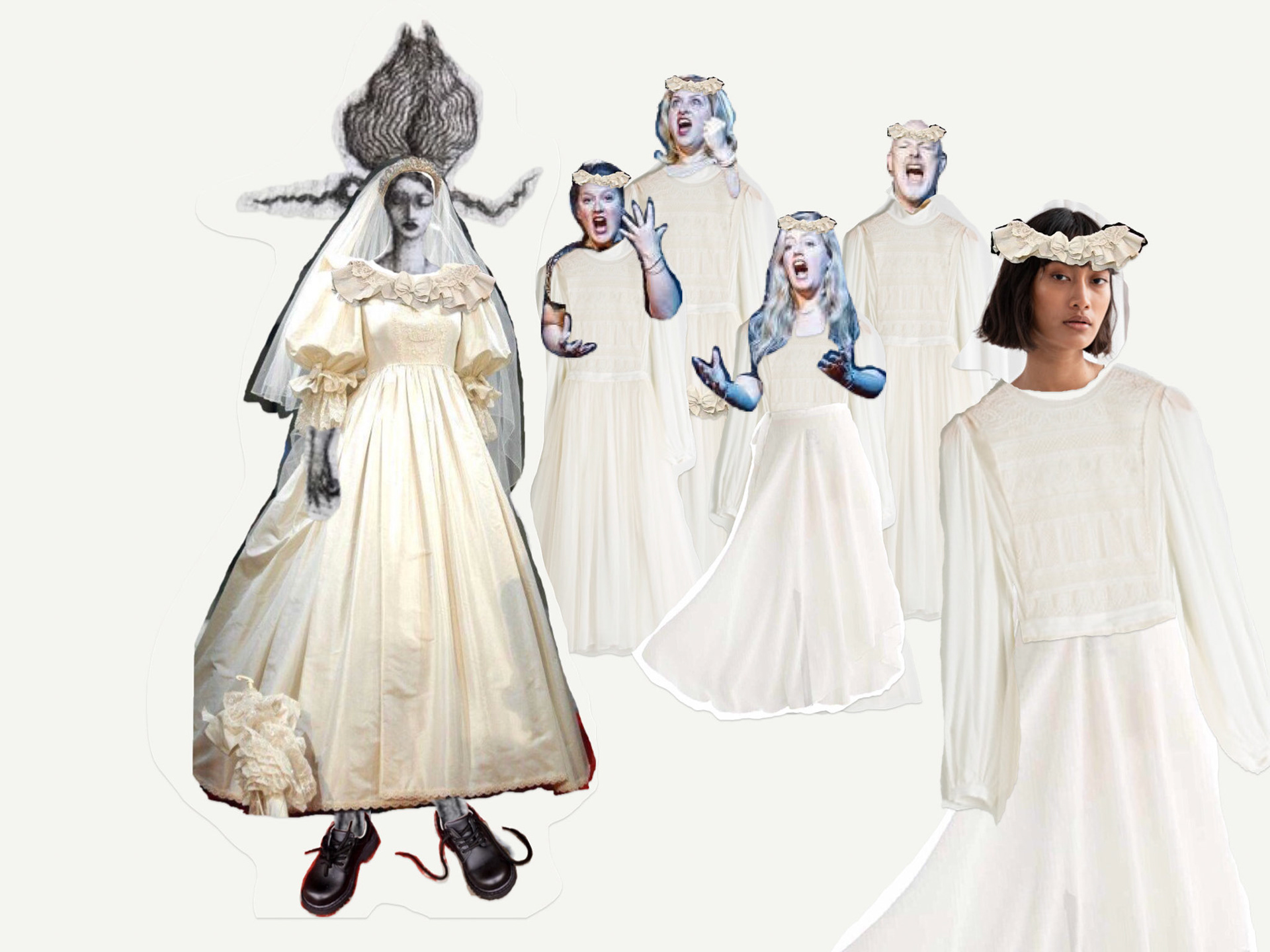 Eurydice and the Chorus represent the Voice.