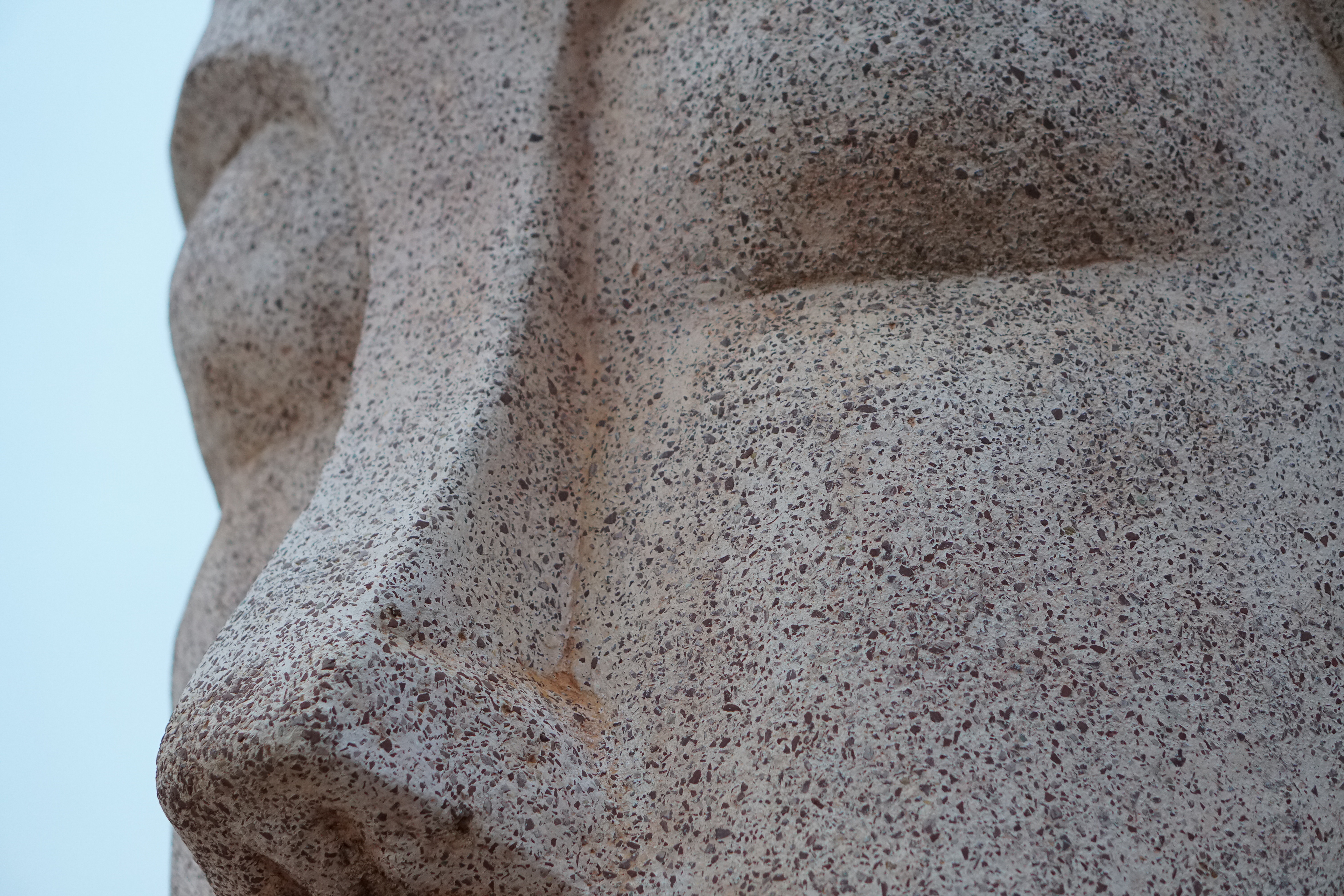 Tête d'une colonne de la fondation