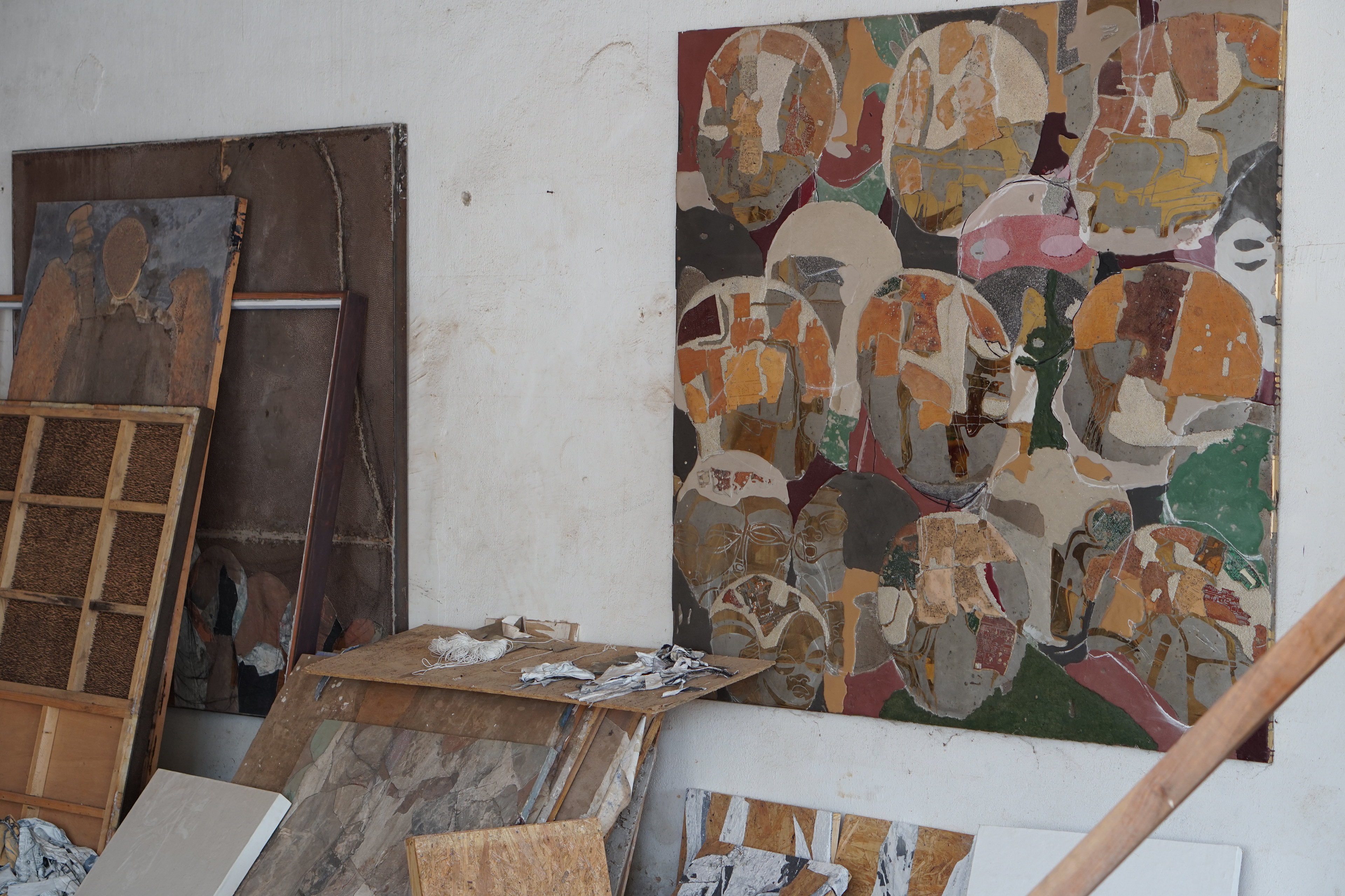 Atelier de Emmanuel Sogbadji, à Lomé