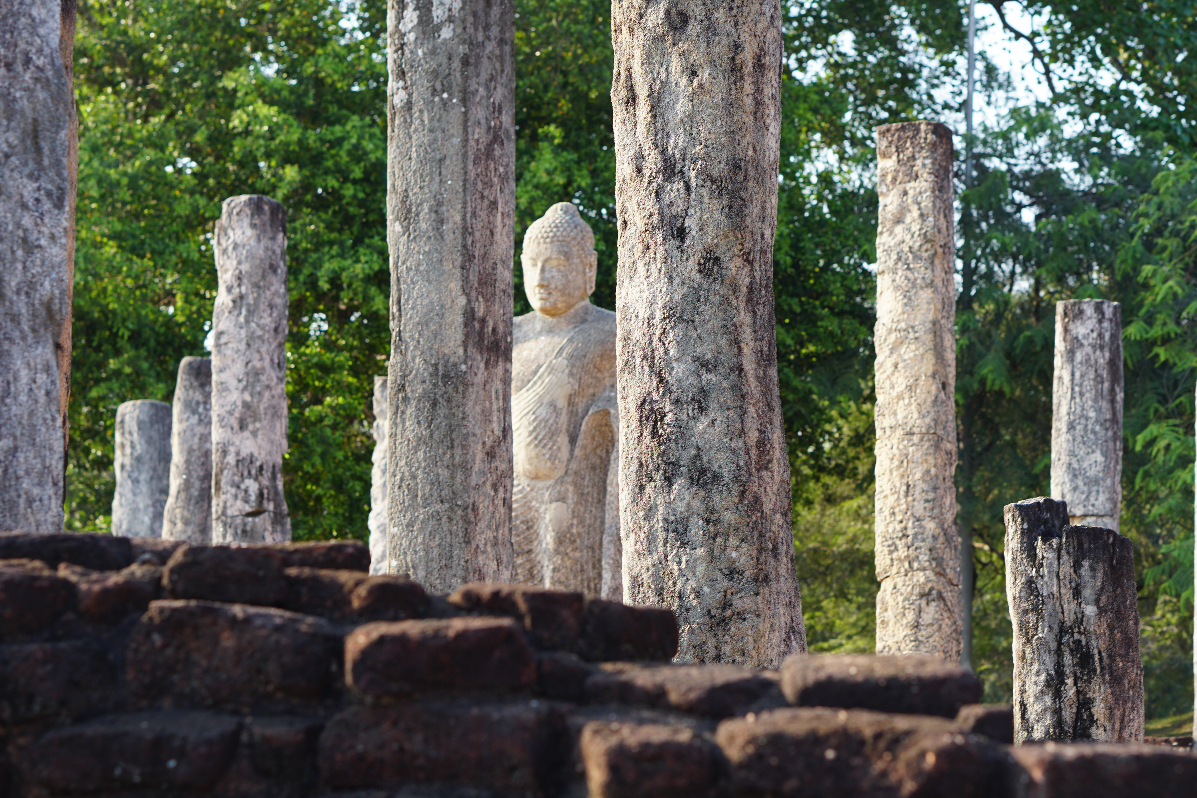 Polonnaruwa, ruines de la période Bouddhiste