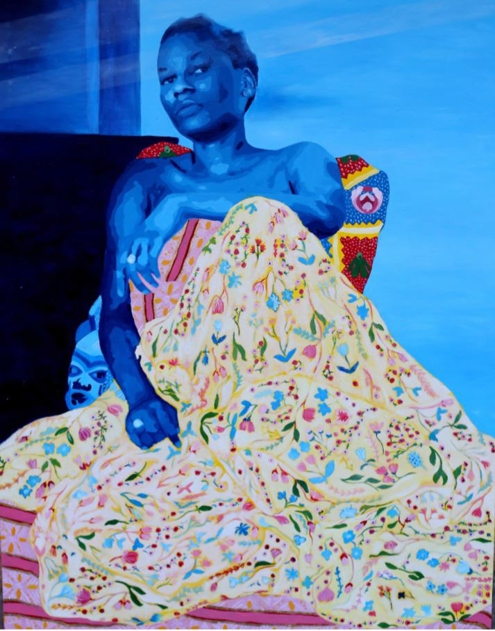 Kilèro, Acrylique sur toile, 140 x 110 cm, 2018