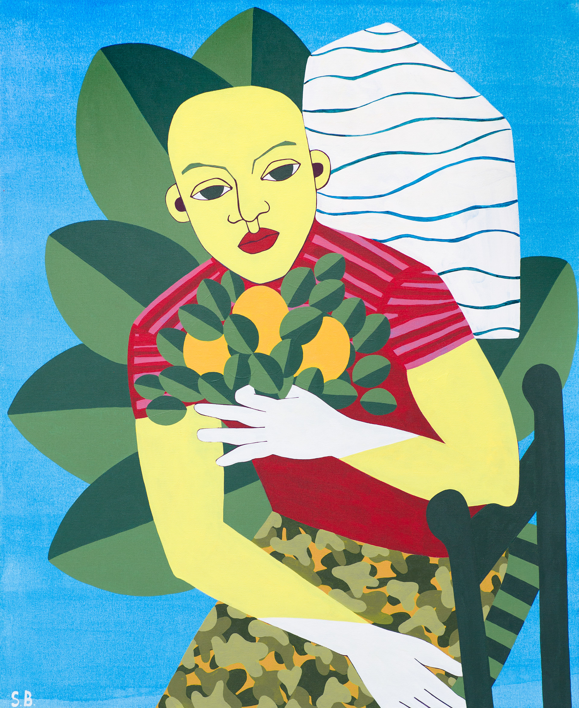 Georgian Lemon, Acrylic on Canvas, 2018