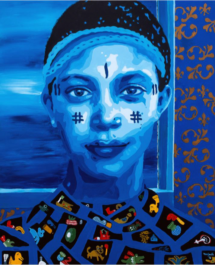 Confusion, Acrylique sur toile, 100 x 81 cm, 2016.