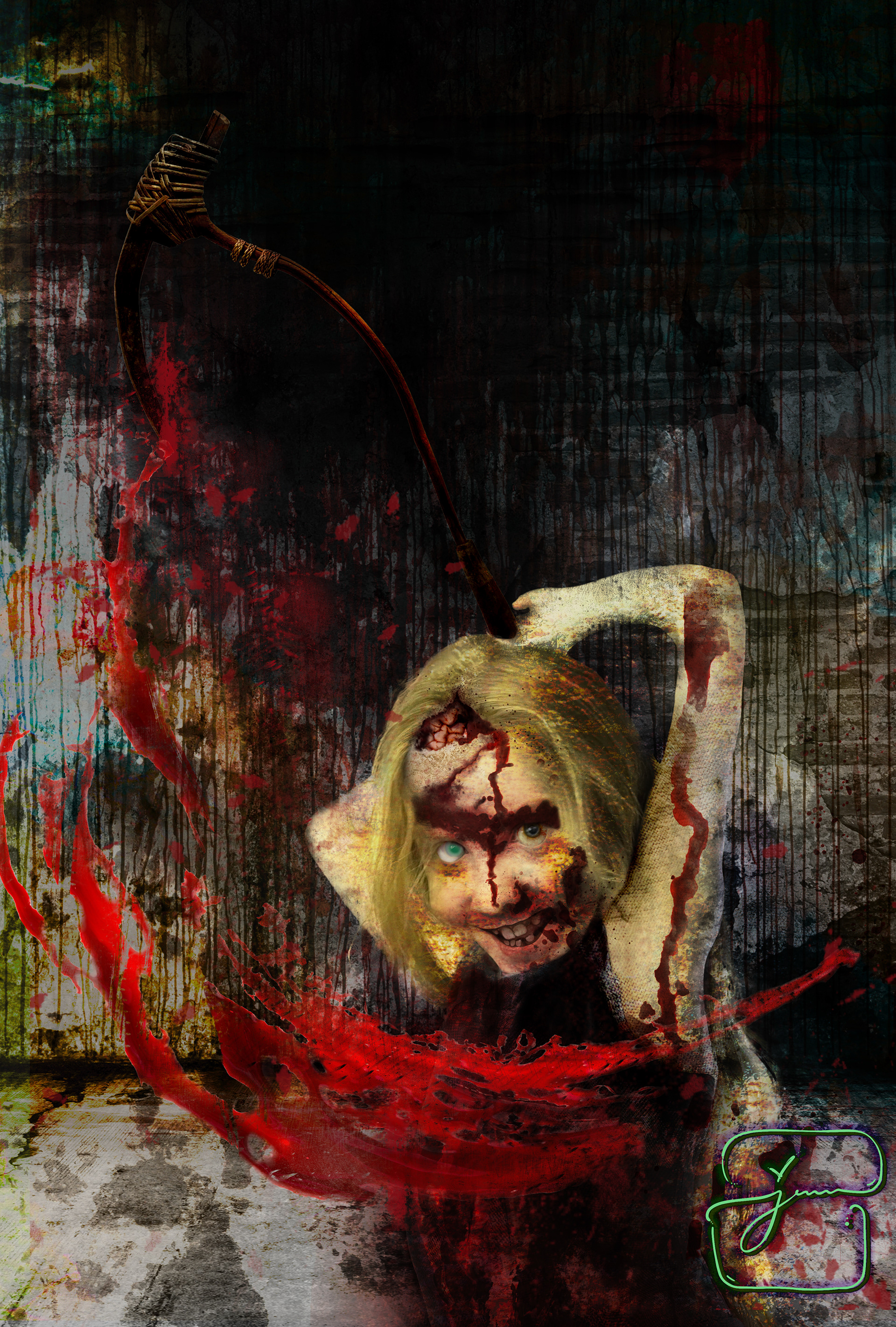 Digital Composite Image - Pure Evil - Fall 2022