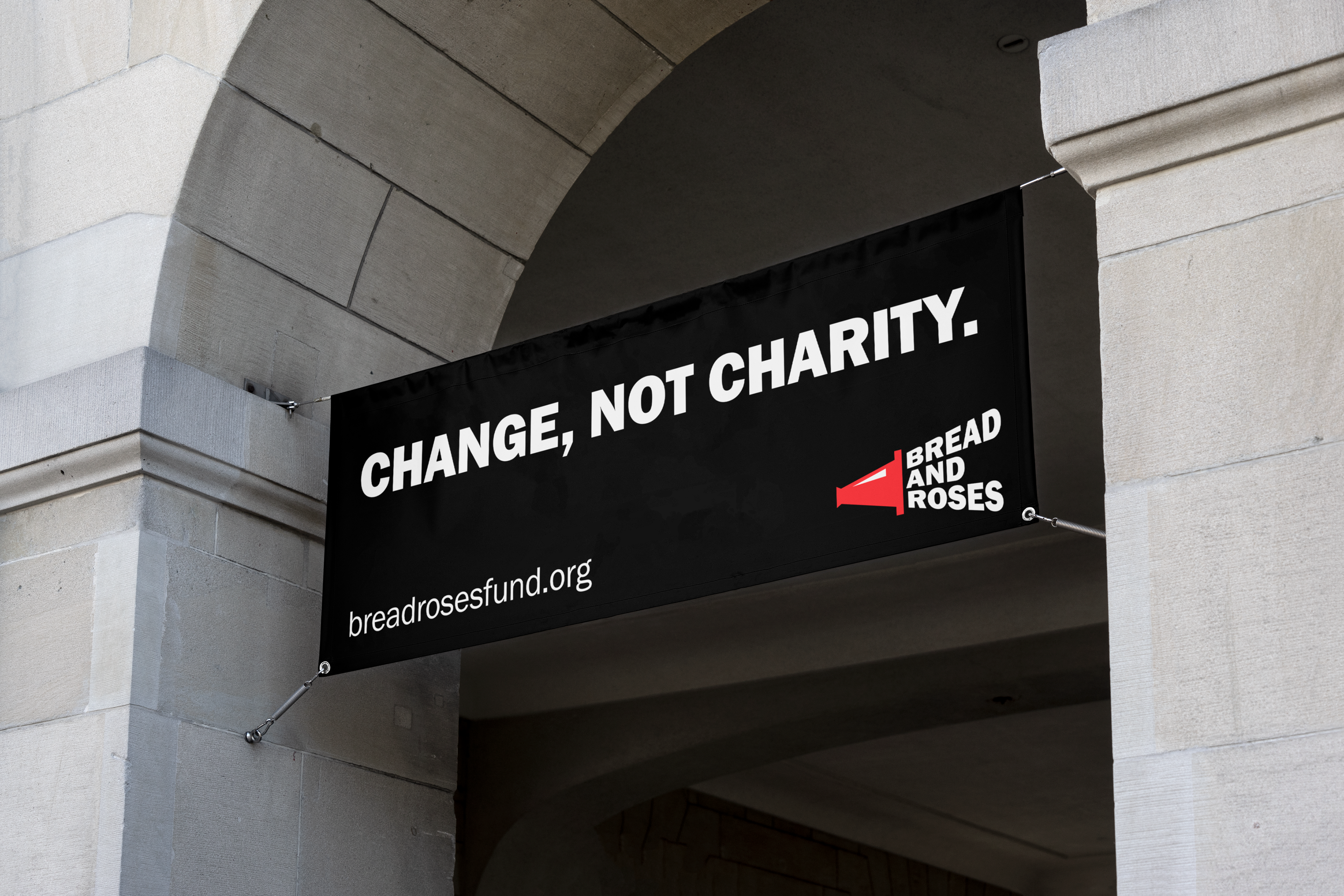 Banner for rebranded non-profit organization