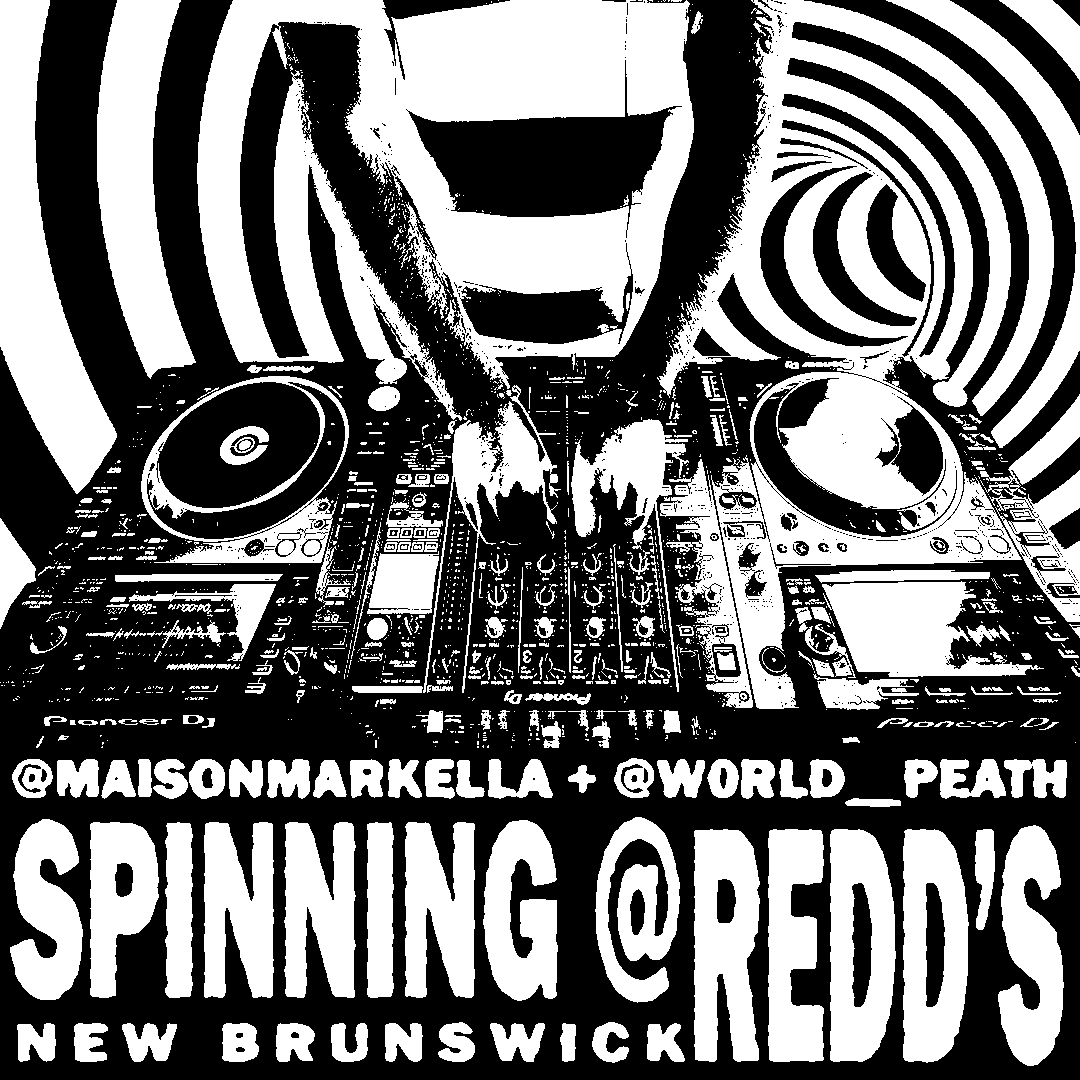 Promo poster for DJ set