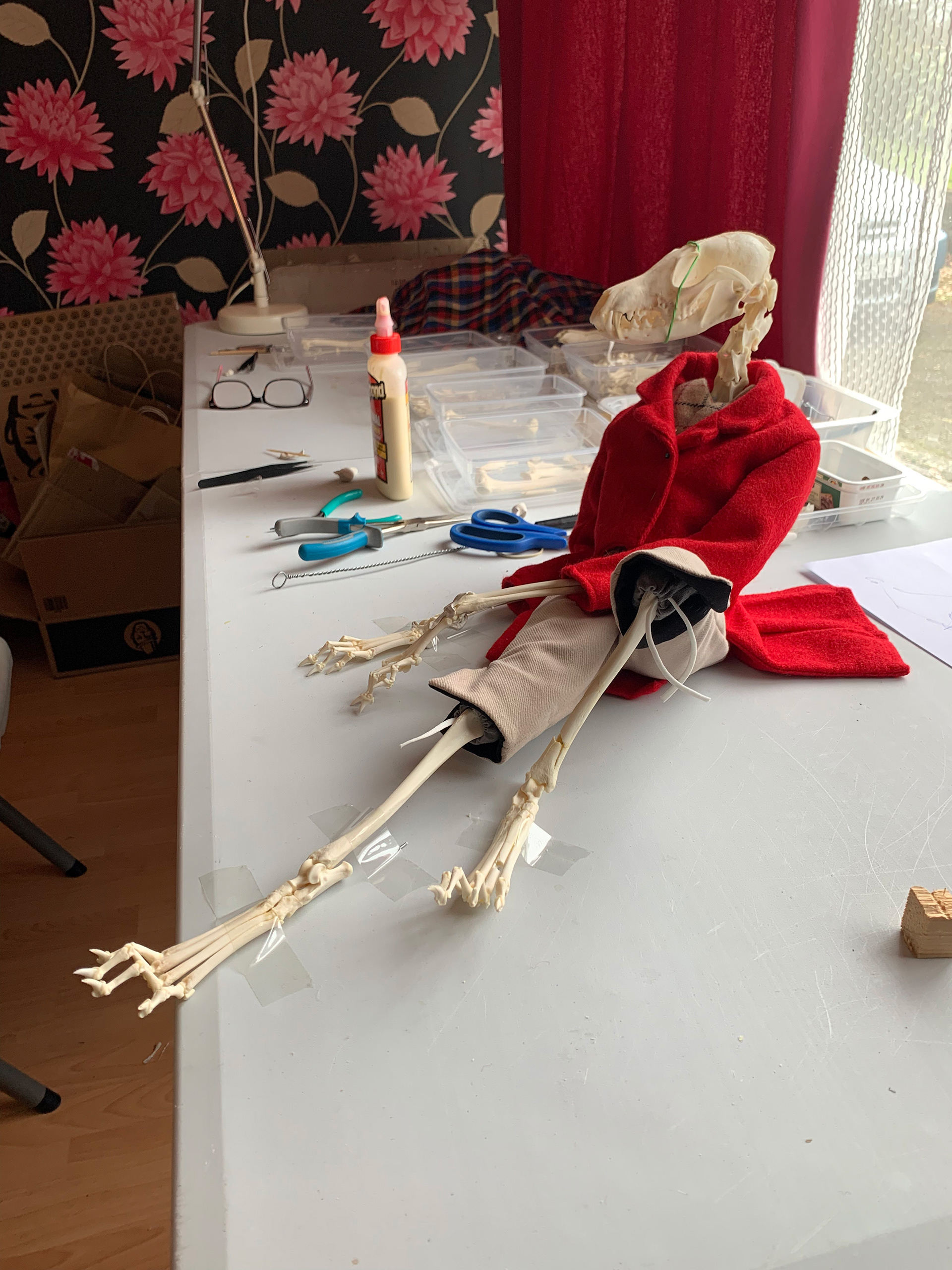 Waiting for glue to dry