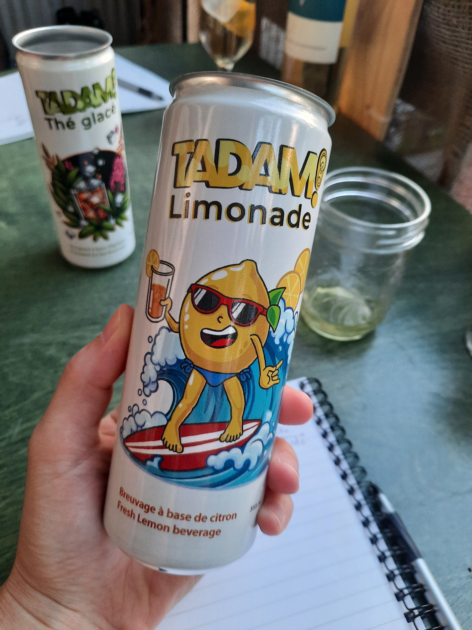 Étiquette Limonade pour les Boissons TADAM!