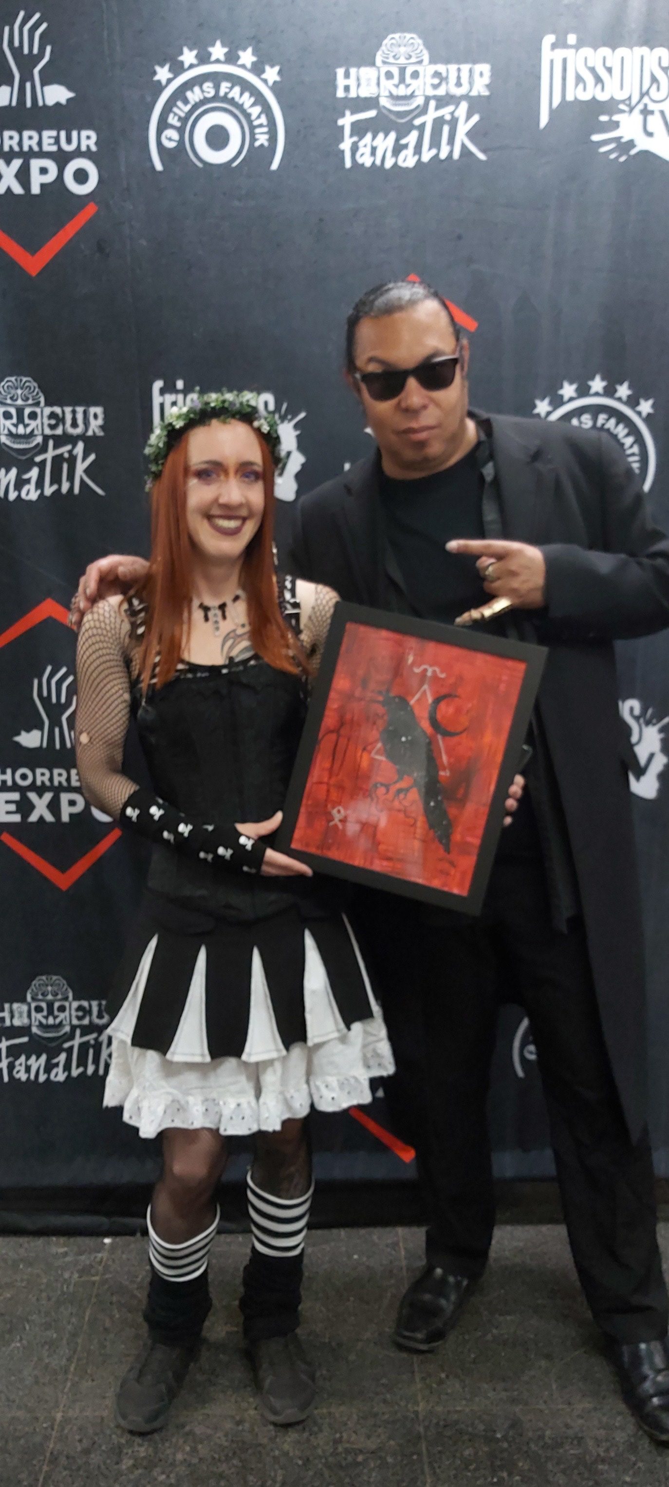 "La voie de Frisson.tv" m'a acheté une toile originale