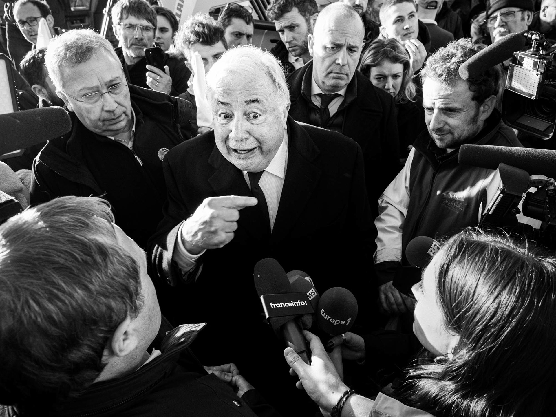 Saint Arnoult, rassemblement des agriculteurs, 2024