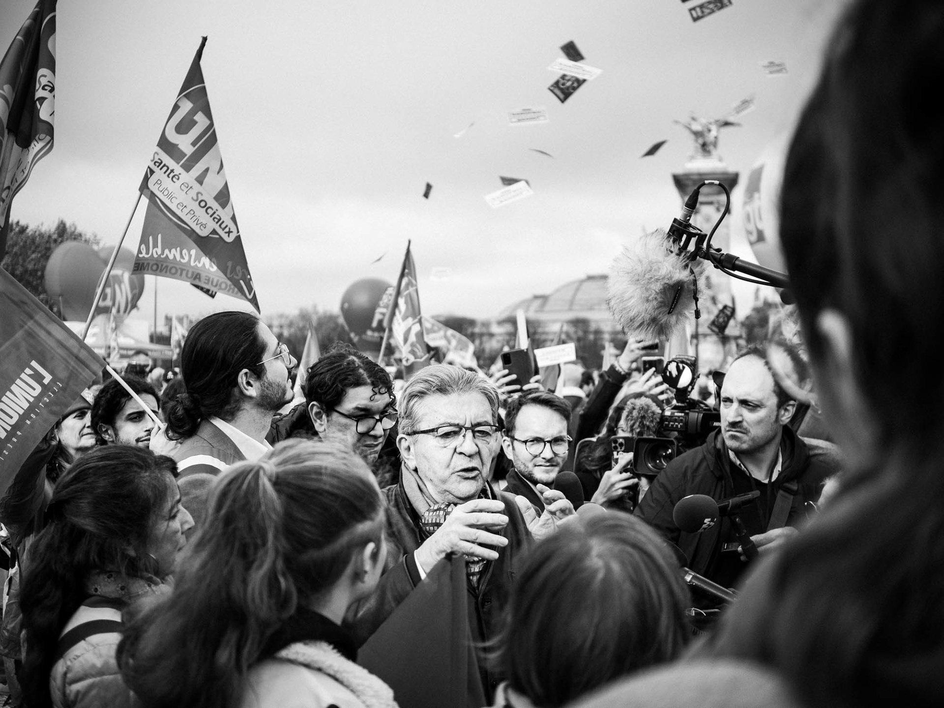 Paris, Jean Luc Melenchon, 2024
