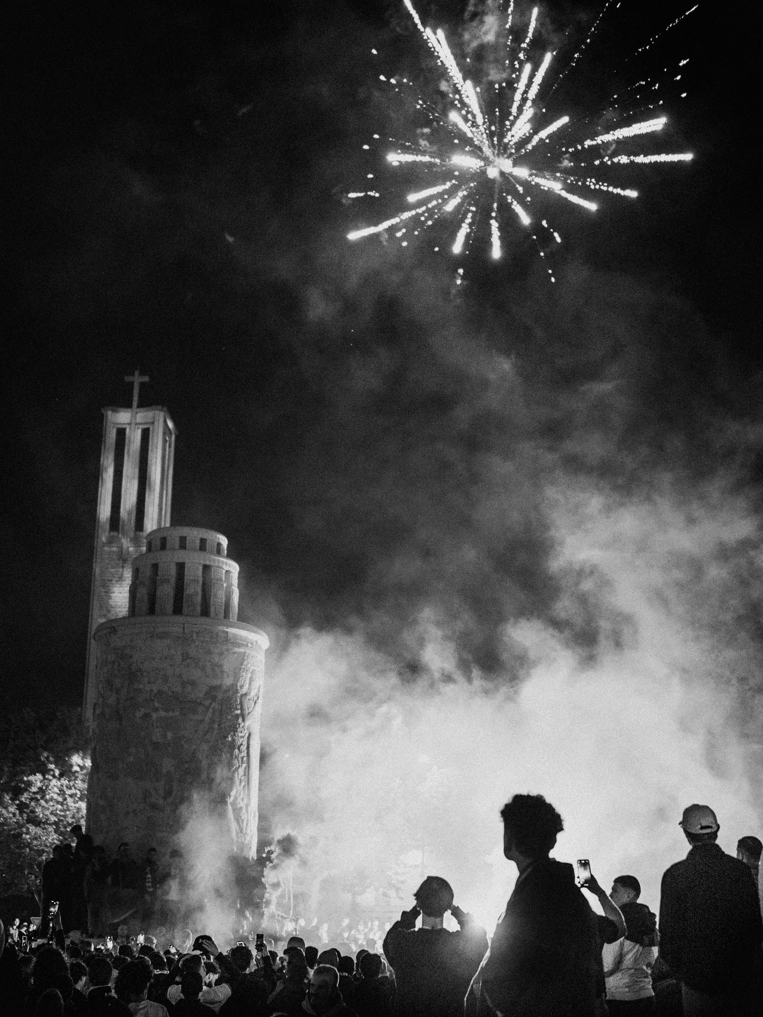 Paris, après la victoire du PSG en demi final, 2025