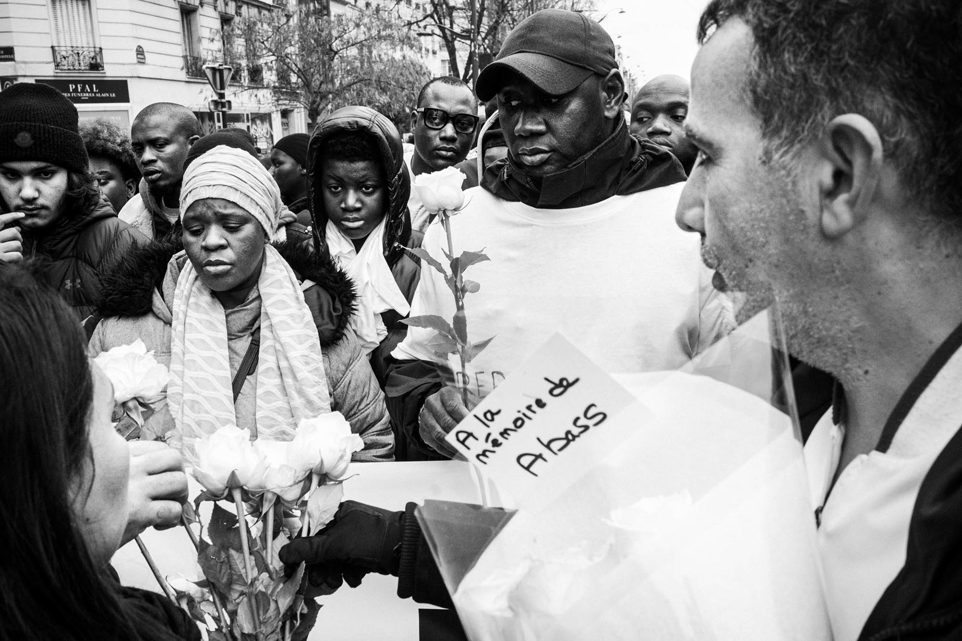 Paris, marche blanche pour Abass, 2024