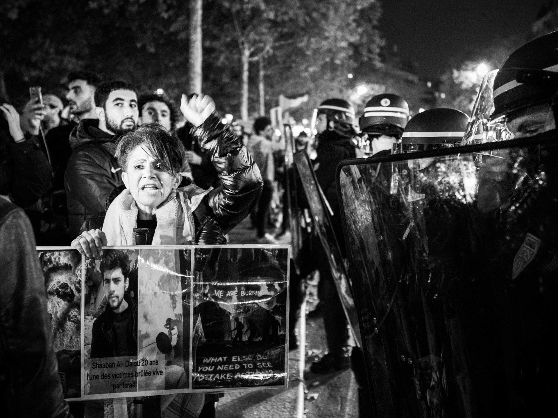 Paris, manifestation pour la Palestine, 2024