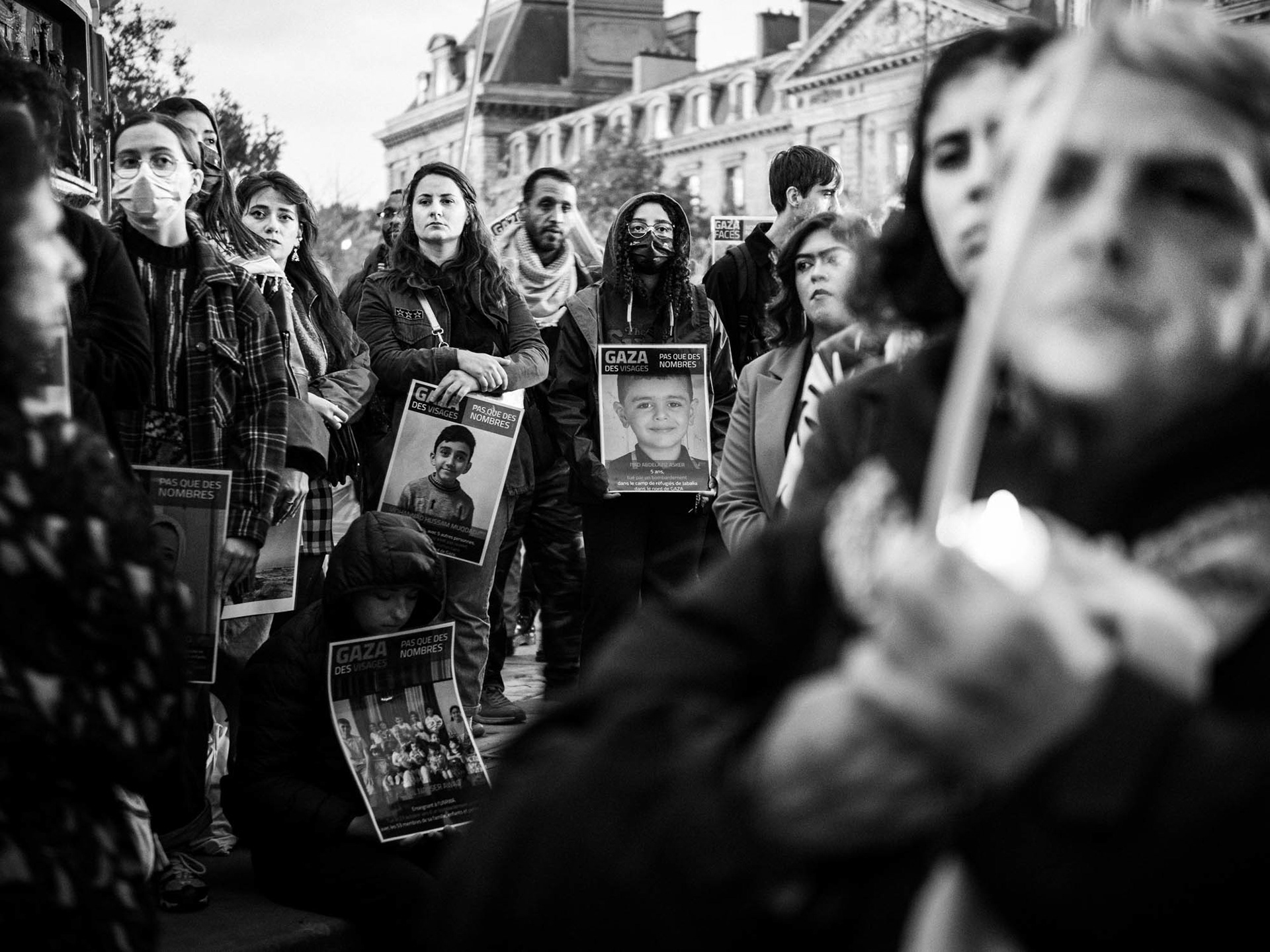 Paris, rassemblement pour la Palestine, 2024