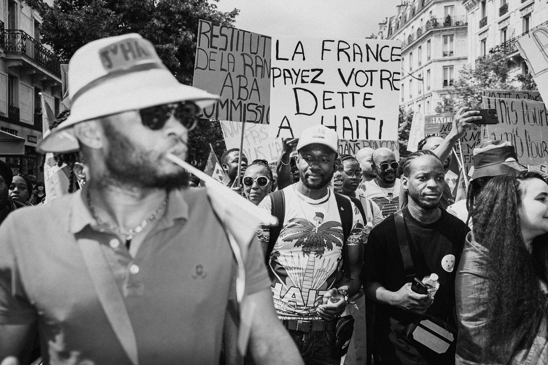 Paris, manifestation pour la paix en Haïti, 2025