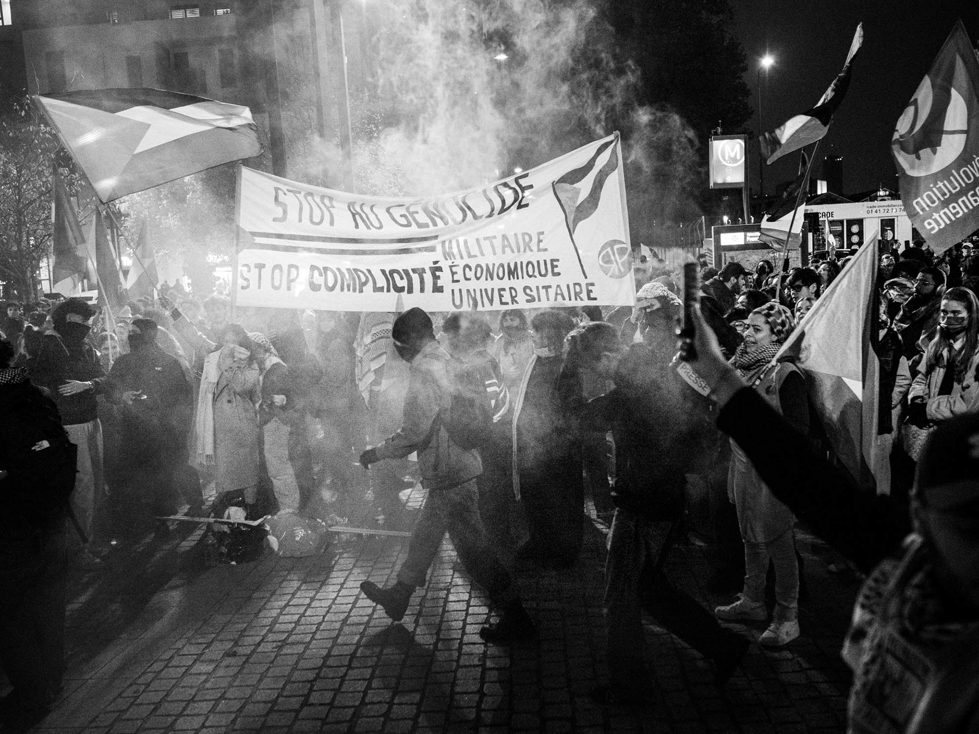 Paris, manifestation pour la Palestine, 2024