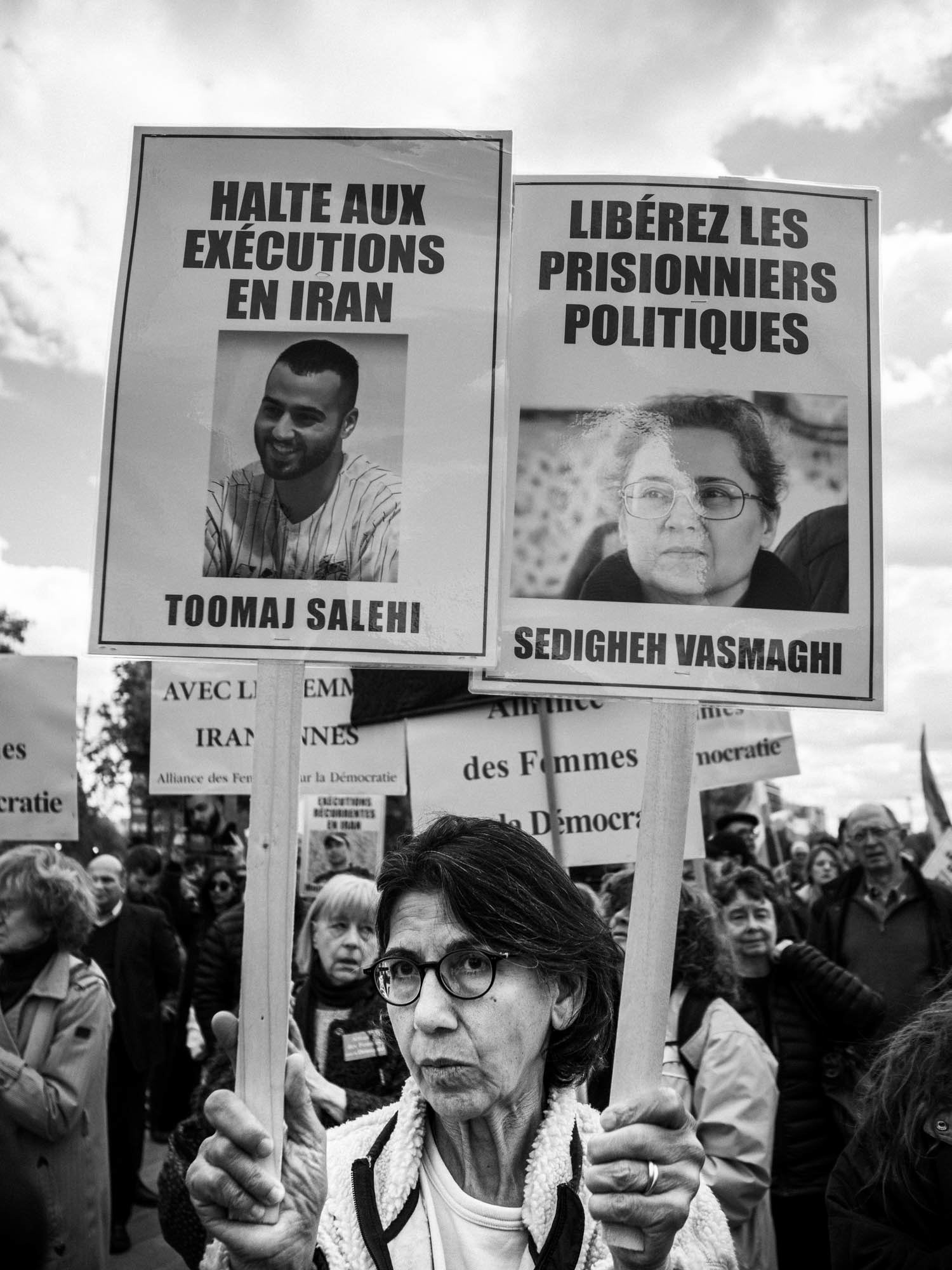Paris, rassemblement pour l'Iran, 2024