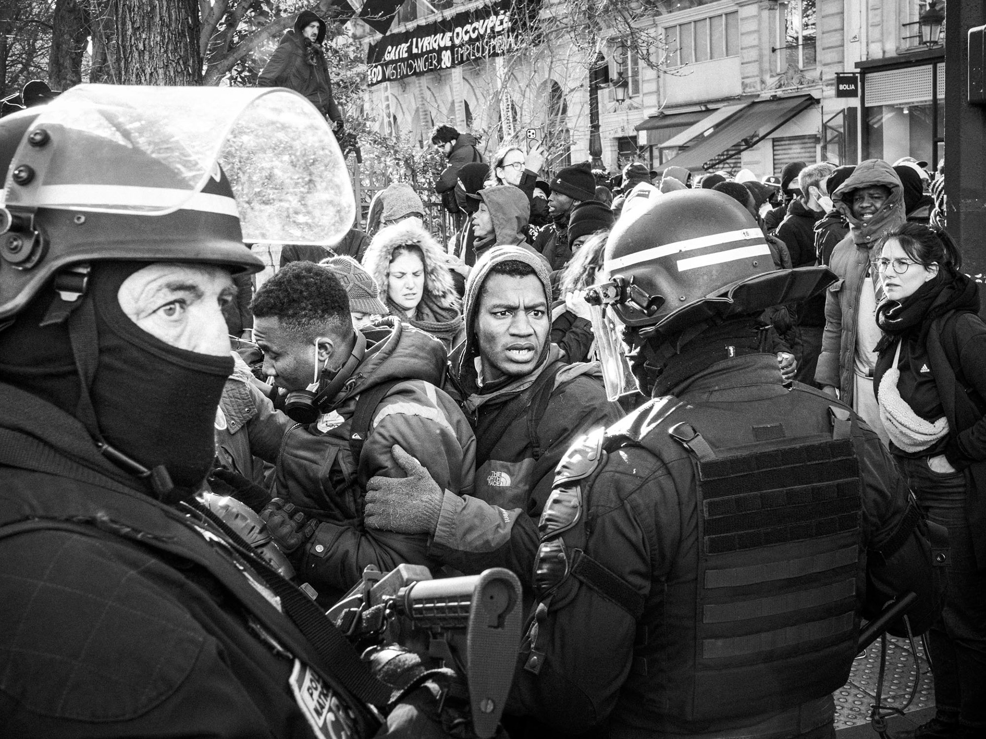 Paris, Evacuation de la Gaité Lyrique occupée