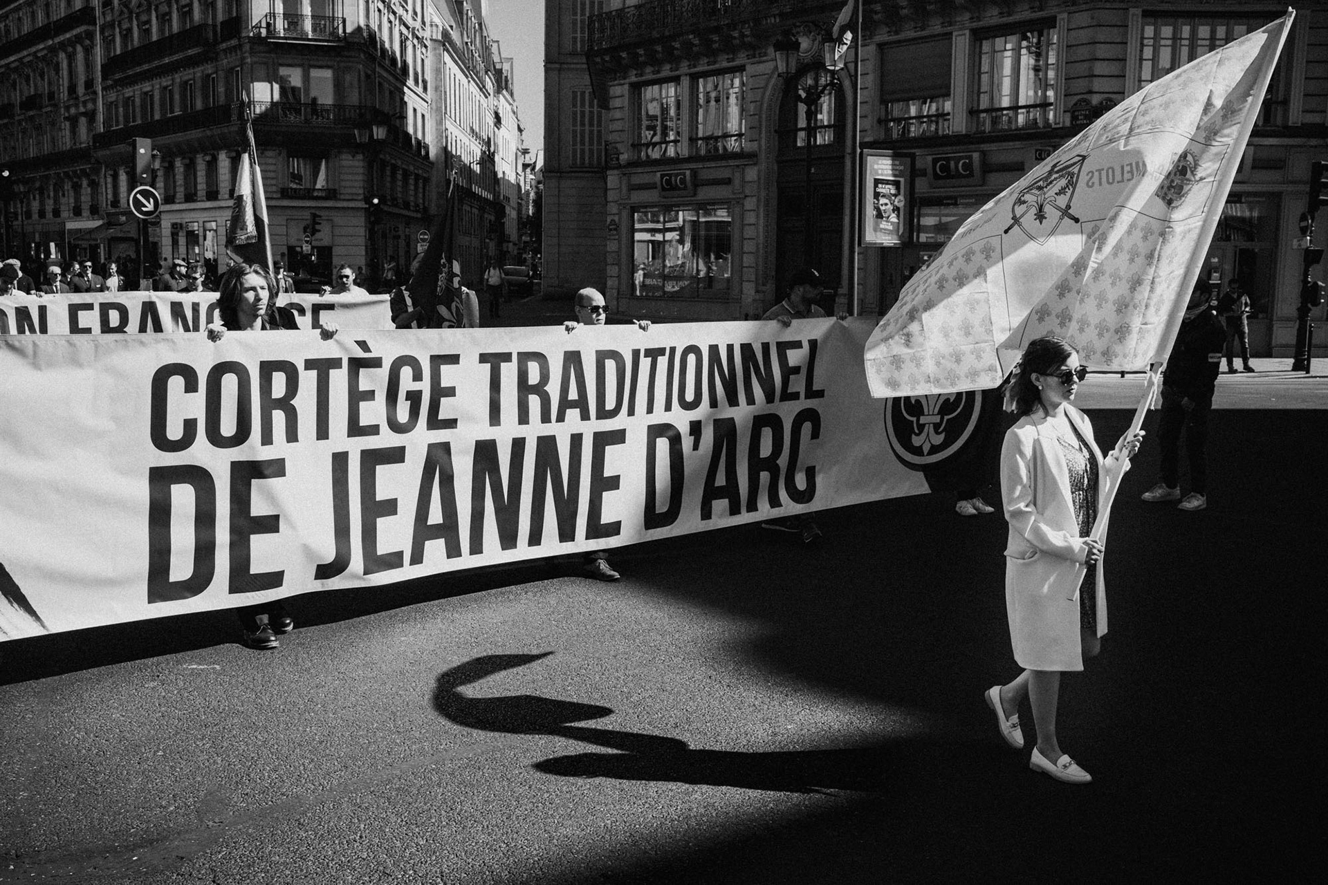Paris, hommage annuelle a Jeanne d'Arc par l'Action Française, 2025
