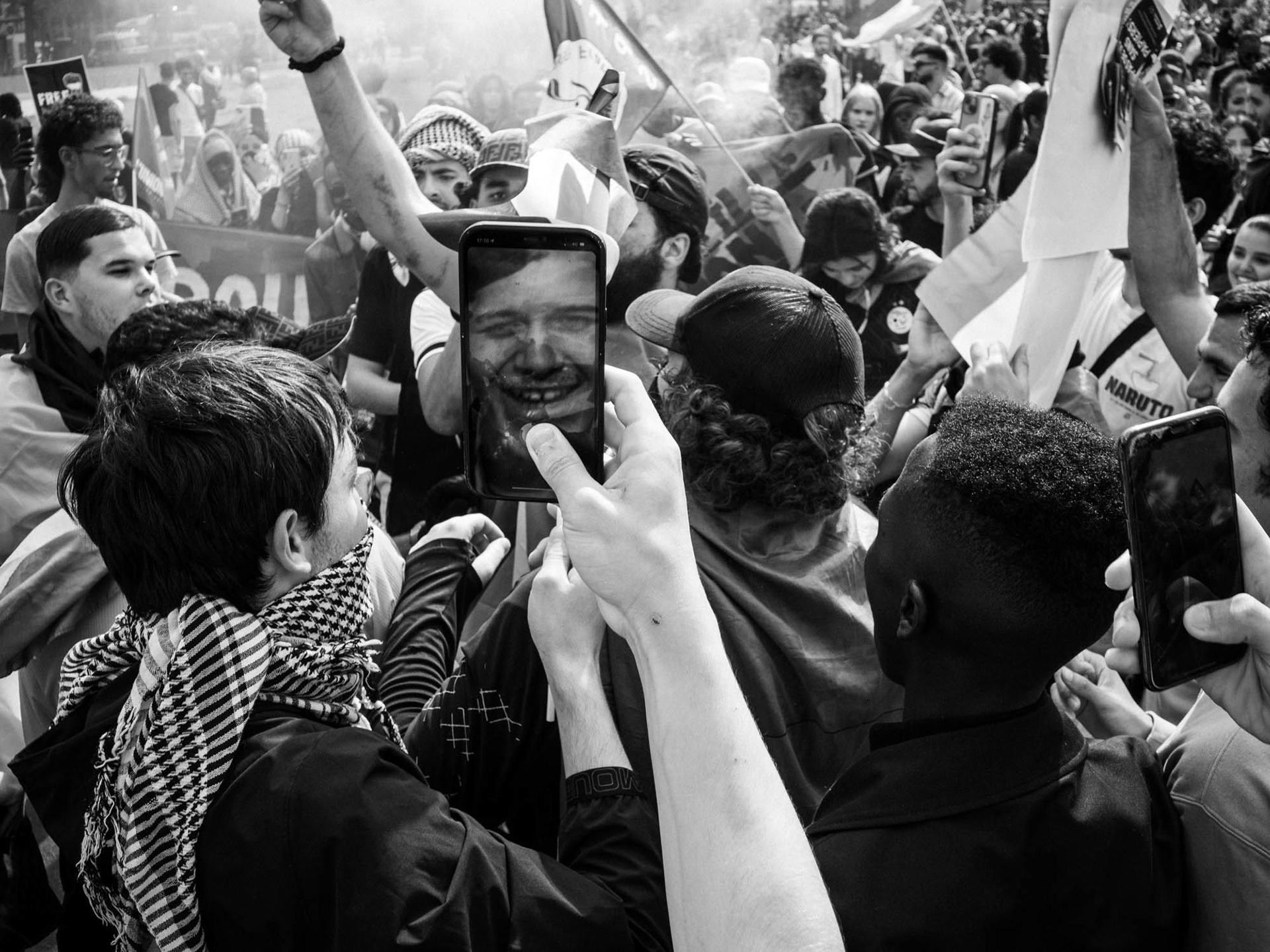 Paris, manifestation pour la Palestine, 2024